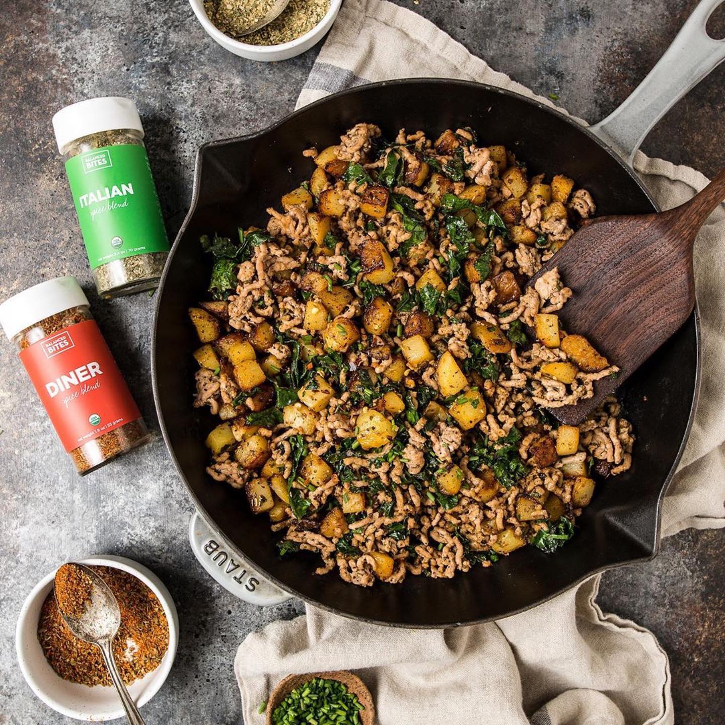 Home Fries and Sausage Skillet