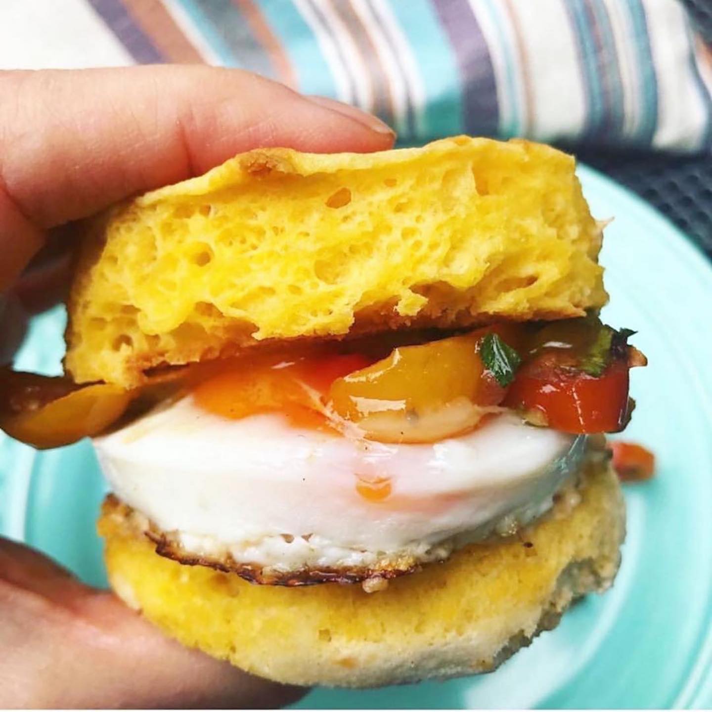 Gluten-Free Southwestern Keto Egg Muffin