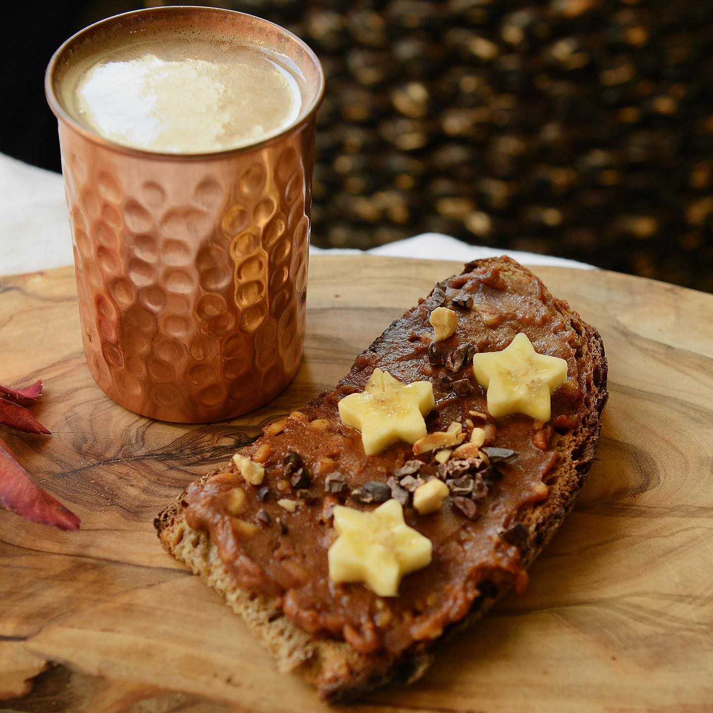 Baobab Peanut Butter Spread and Cinnamon Milk