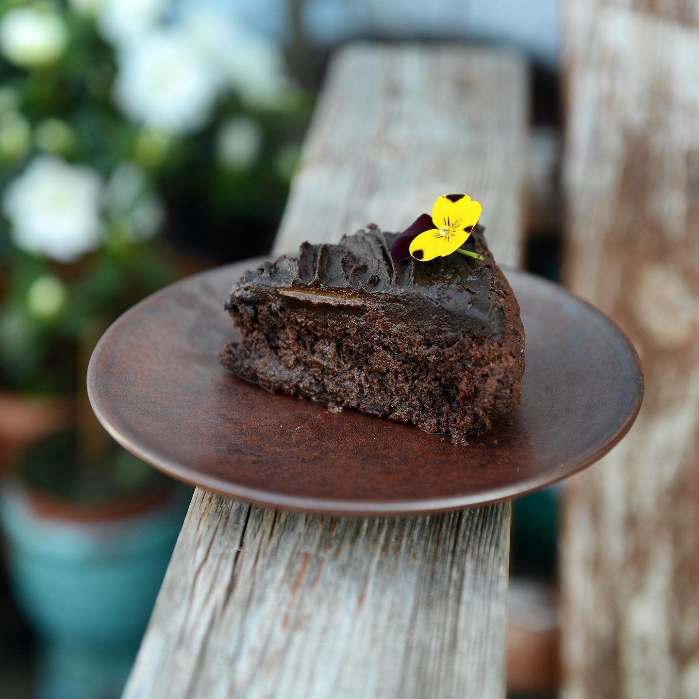 Fluffy Vegan Chocolate Coffee Hazelnut Birthday Cake