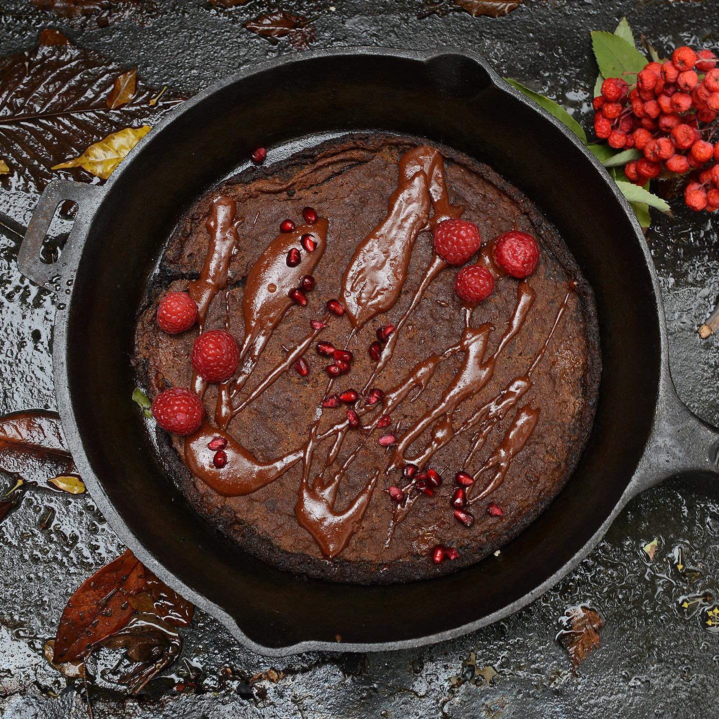Spiced Skillet Pumpkin Banana Pancake