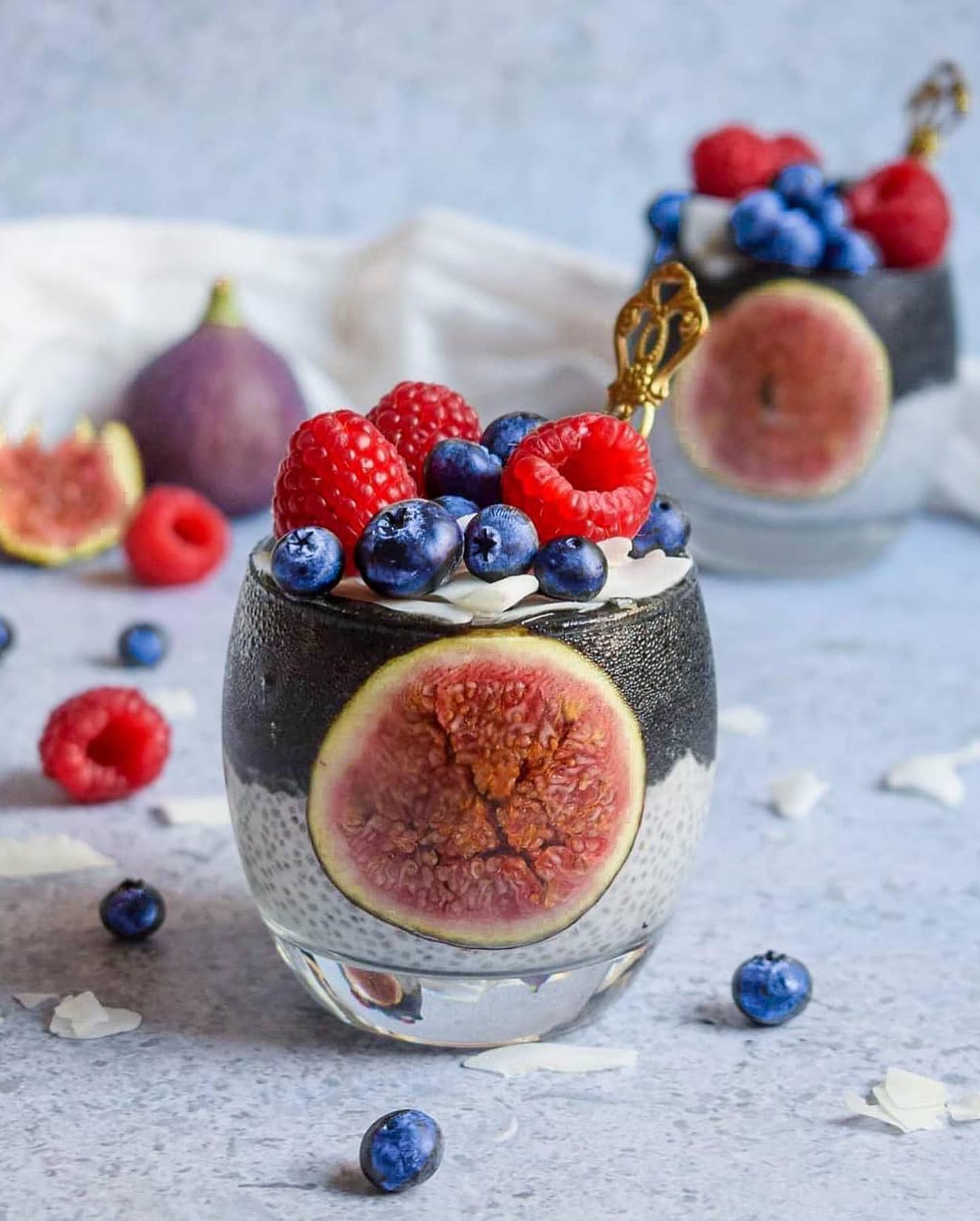 Black Nicecream Chia Pudding Jar