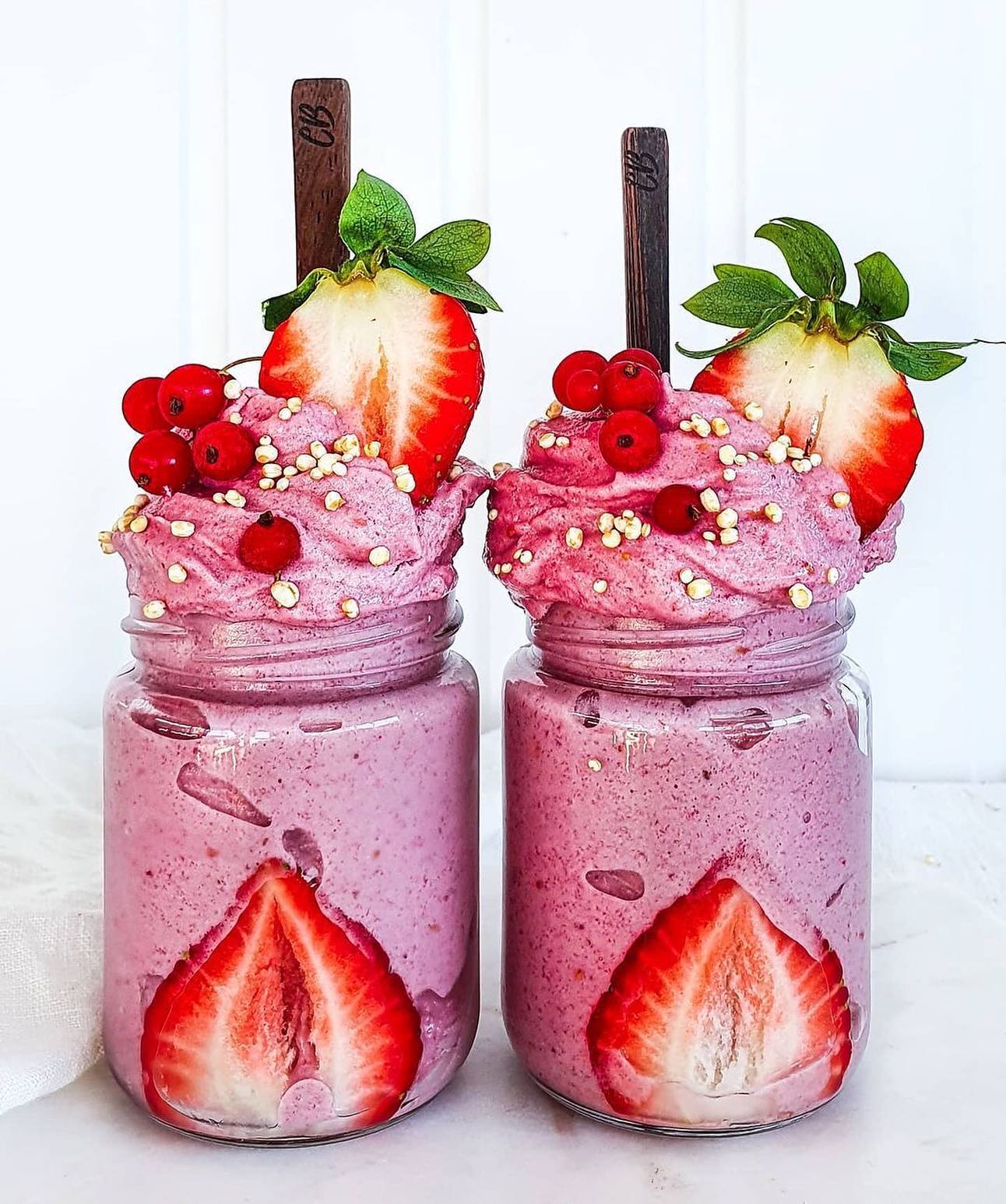 Strawberry Banana Nice Cream