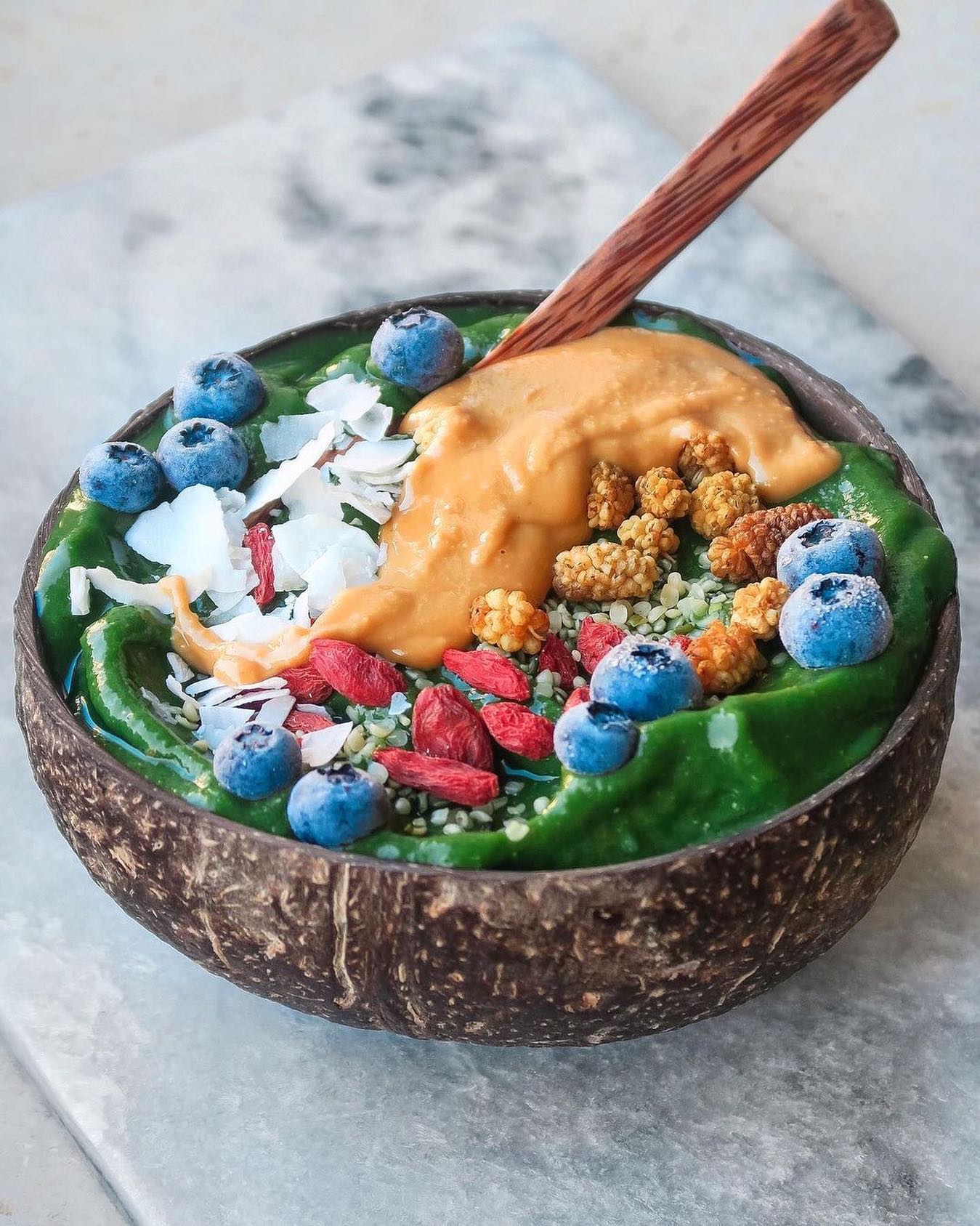 Healthy Green Smoothie Bowl