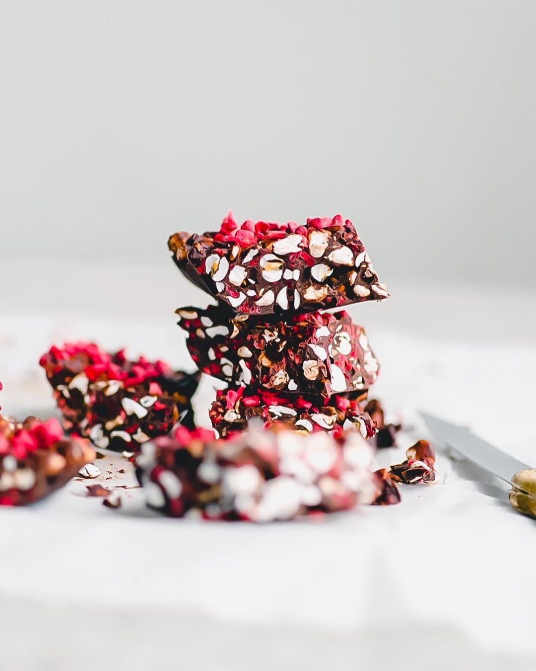 3-Ingredient Raspberry Buckwheat Puff Bites