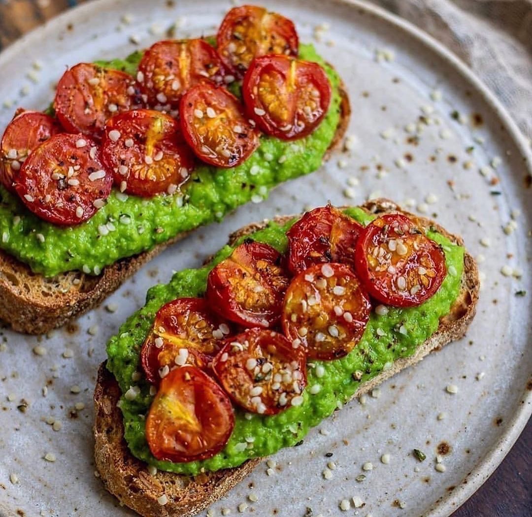 Avocado and Tomato Toast