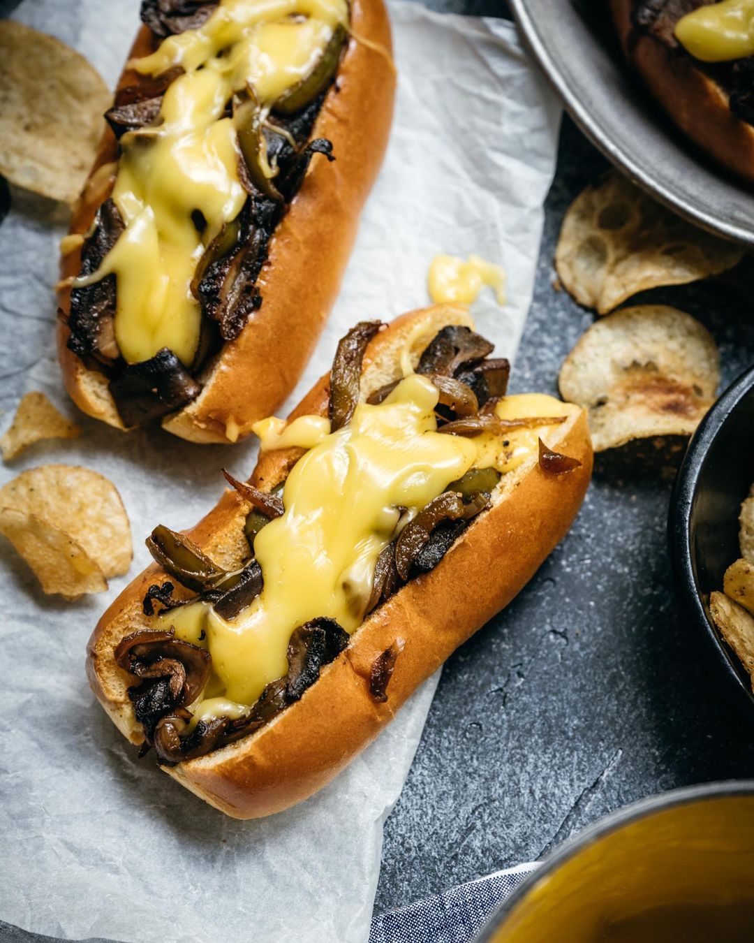 Portobello Mushroom Philly Cheesesteaks