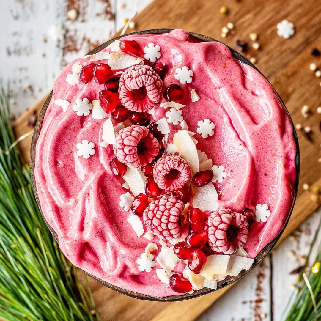Raspberry Vanilla Nice Cream