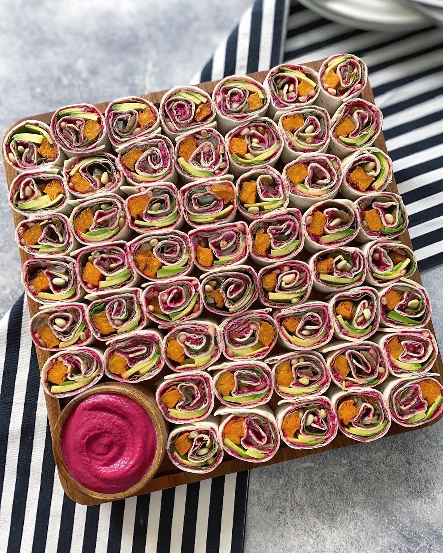 Quick Vegan Tortilla Pinwheels with Veggies