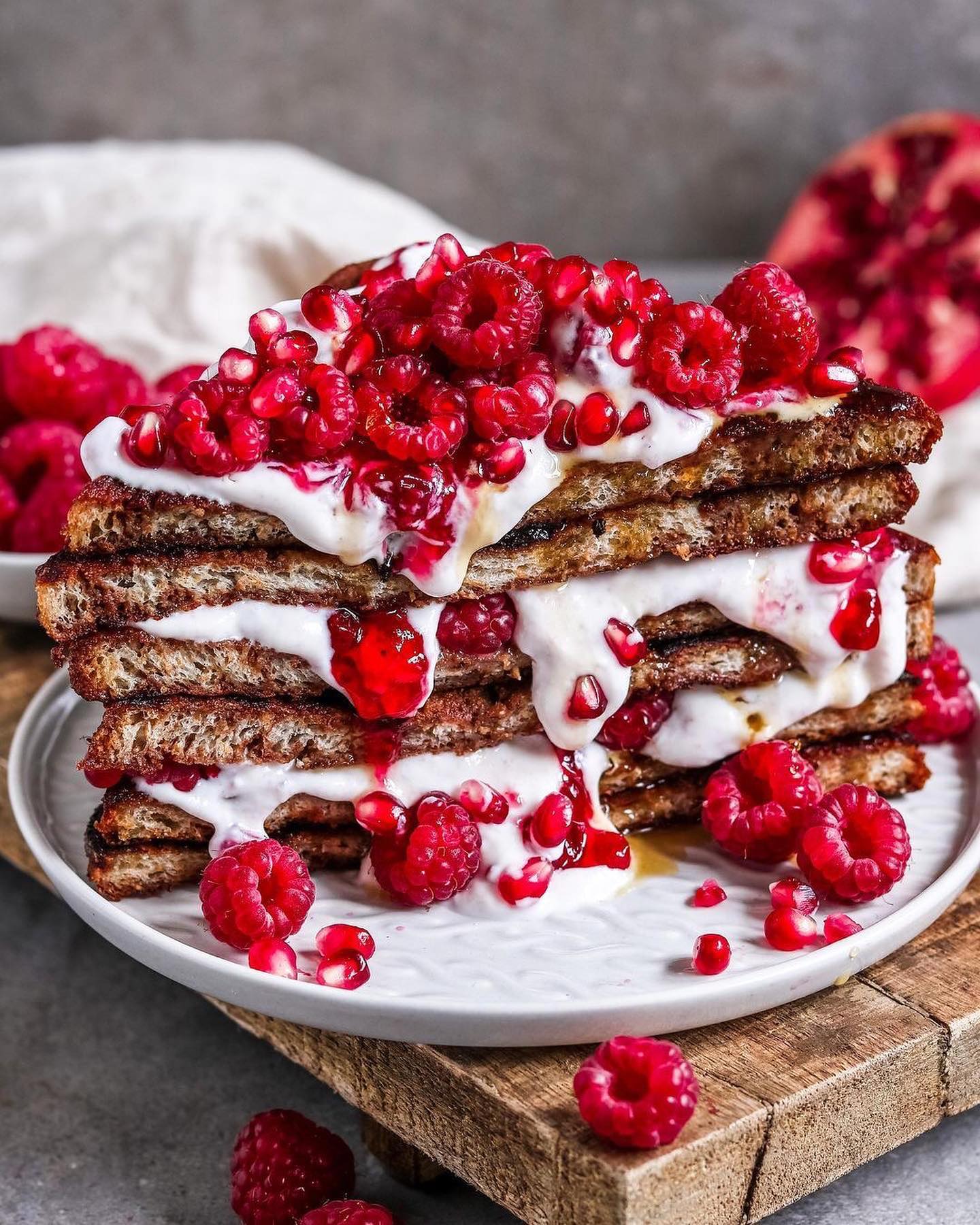 Fruity Chocolate French Toasts
