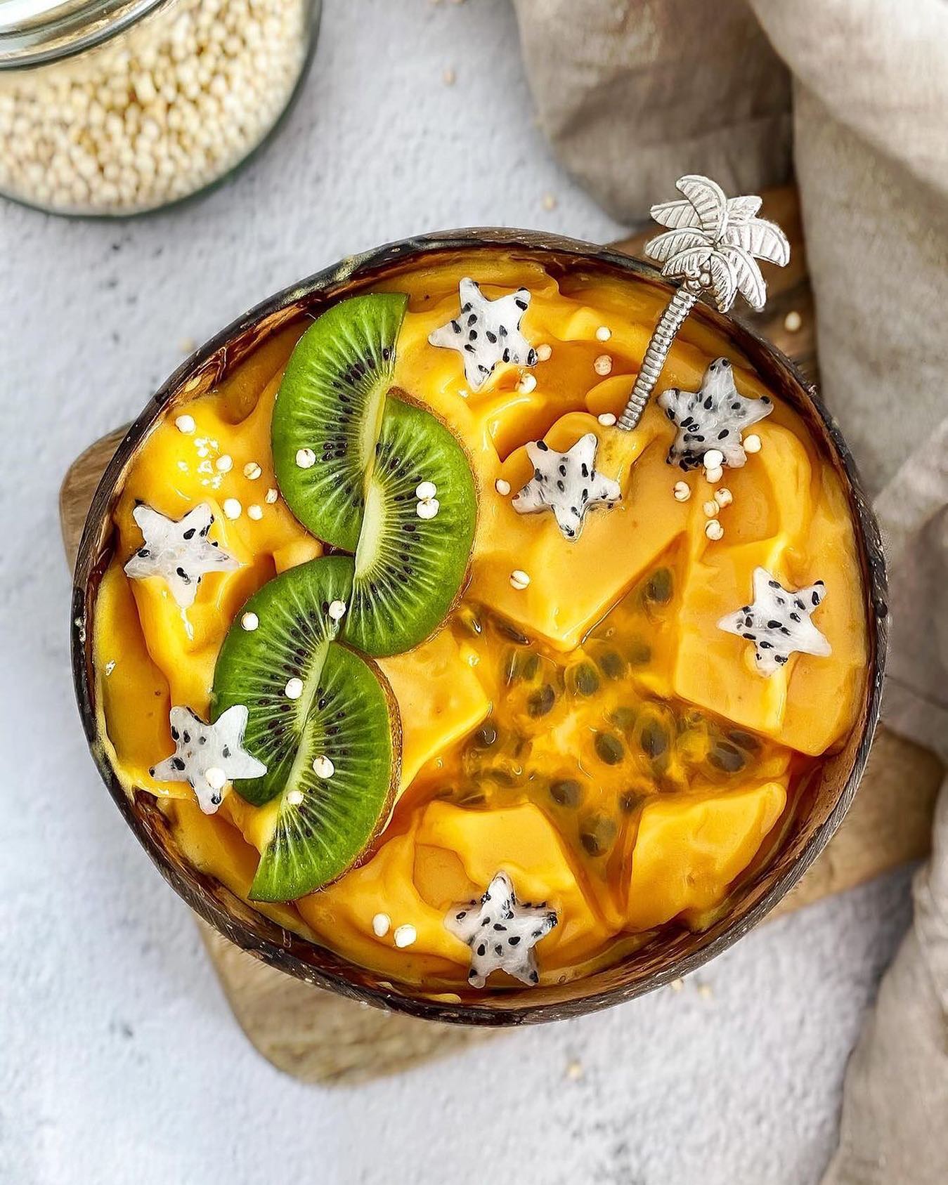 Mango Papaya Nice Cream