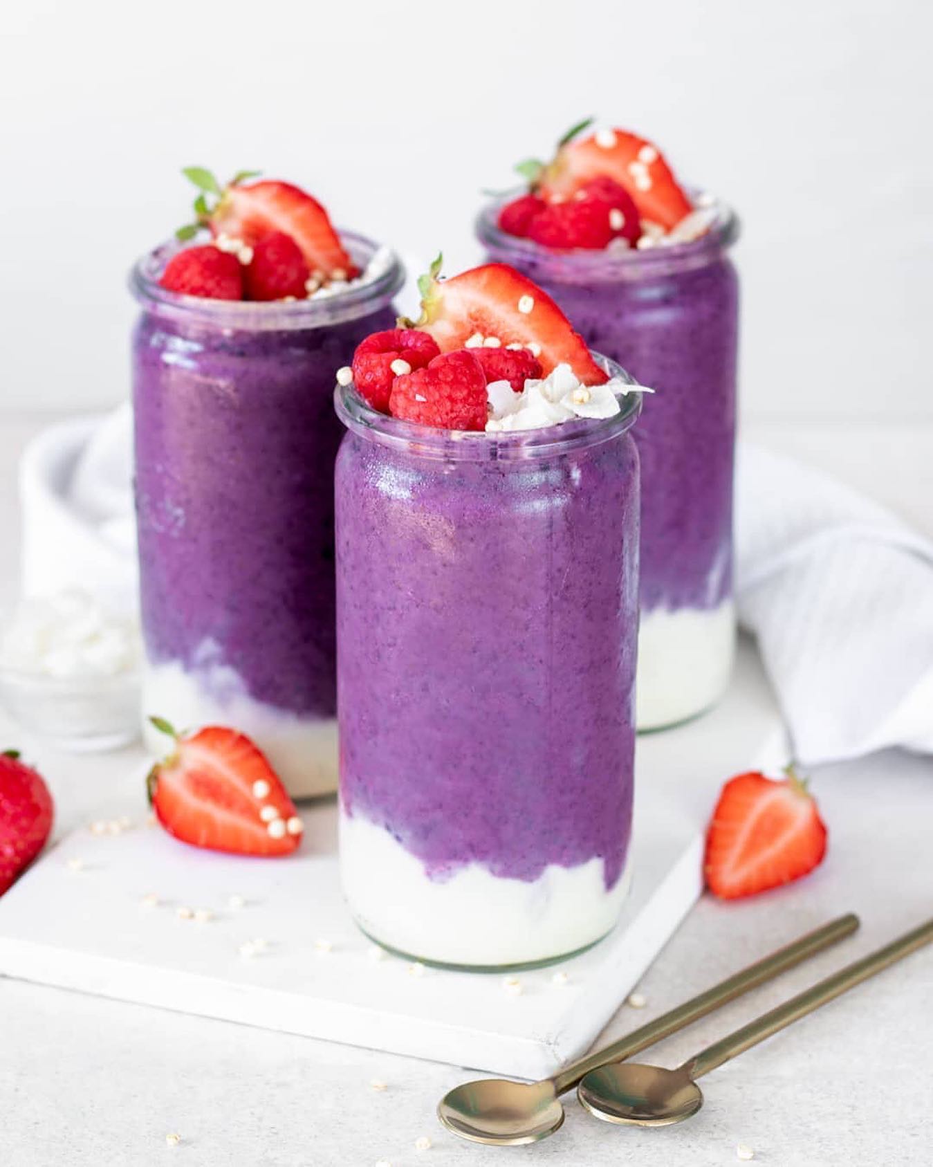 Purple Berry and Yogurt Smoothie