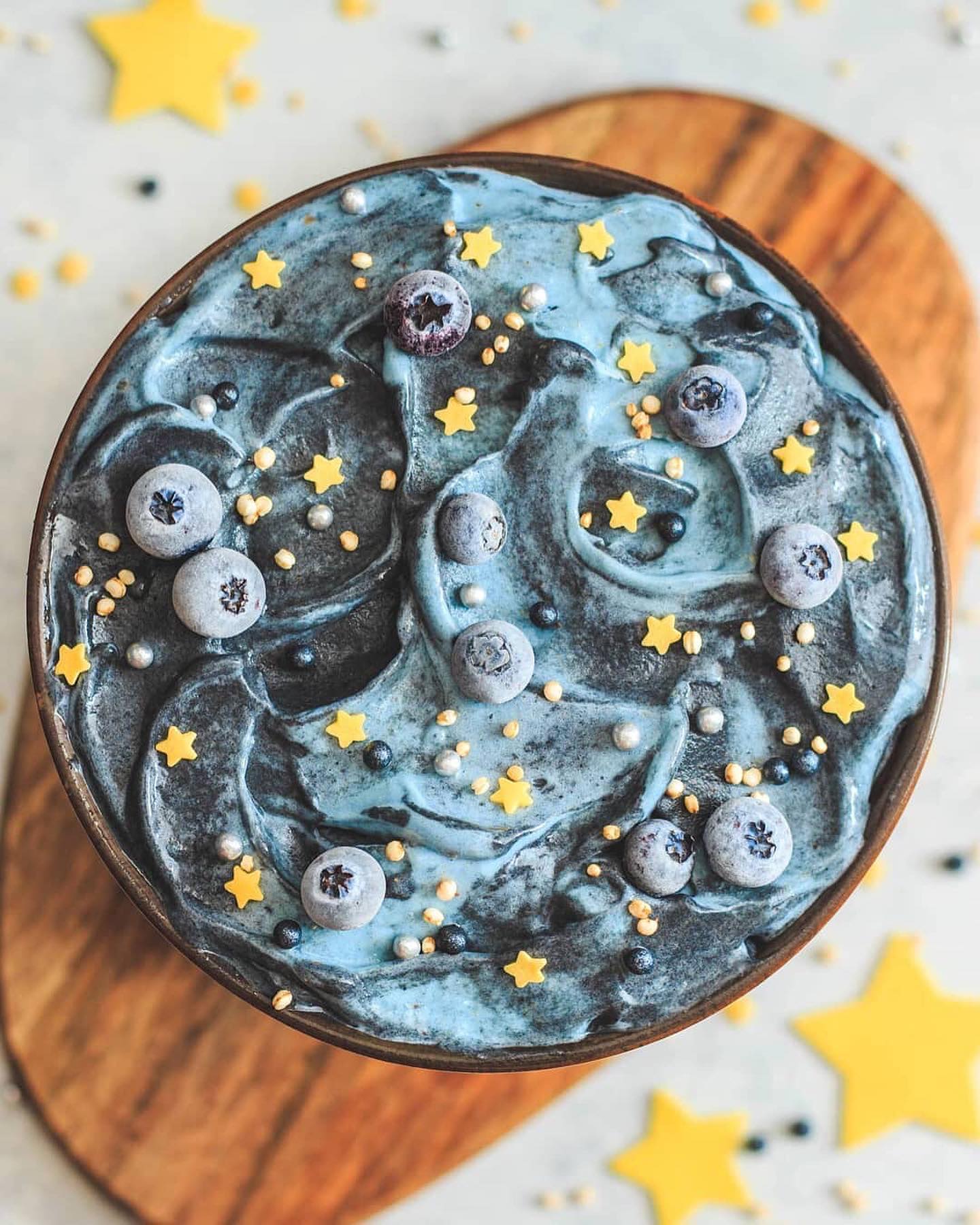 Colorful Galaxy Nicecream Bowl