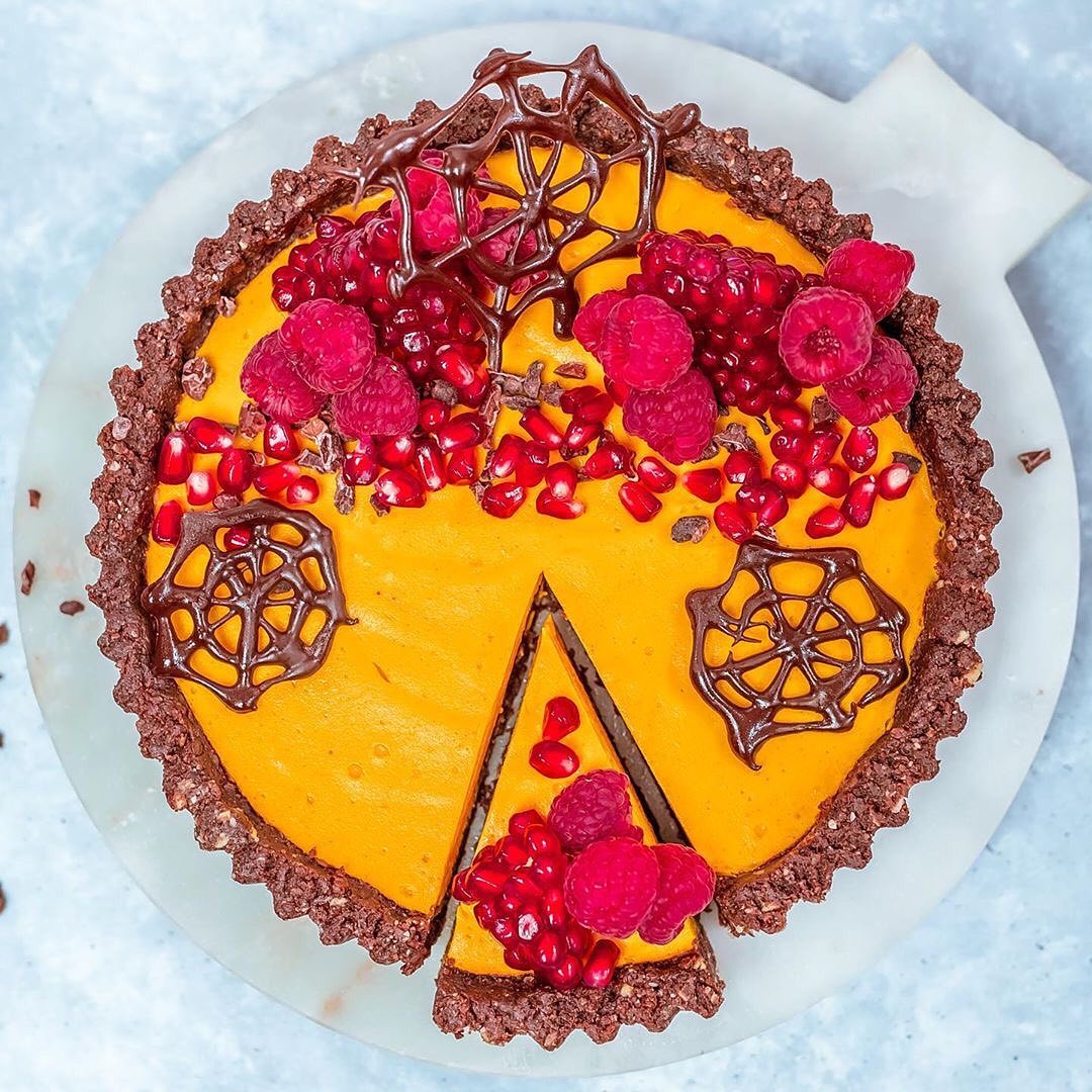 No-Bake Chocolate Persimmon Cheesecake