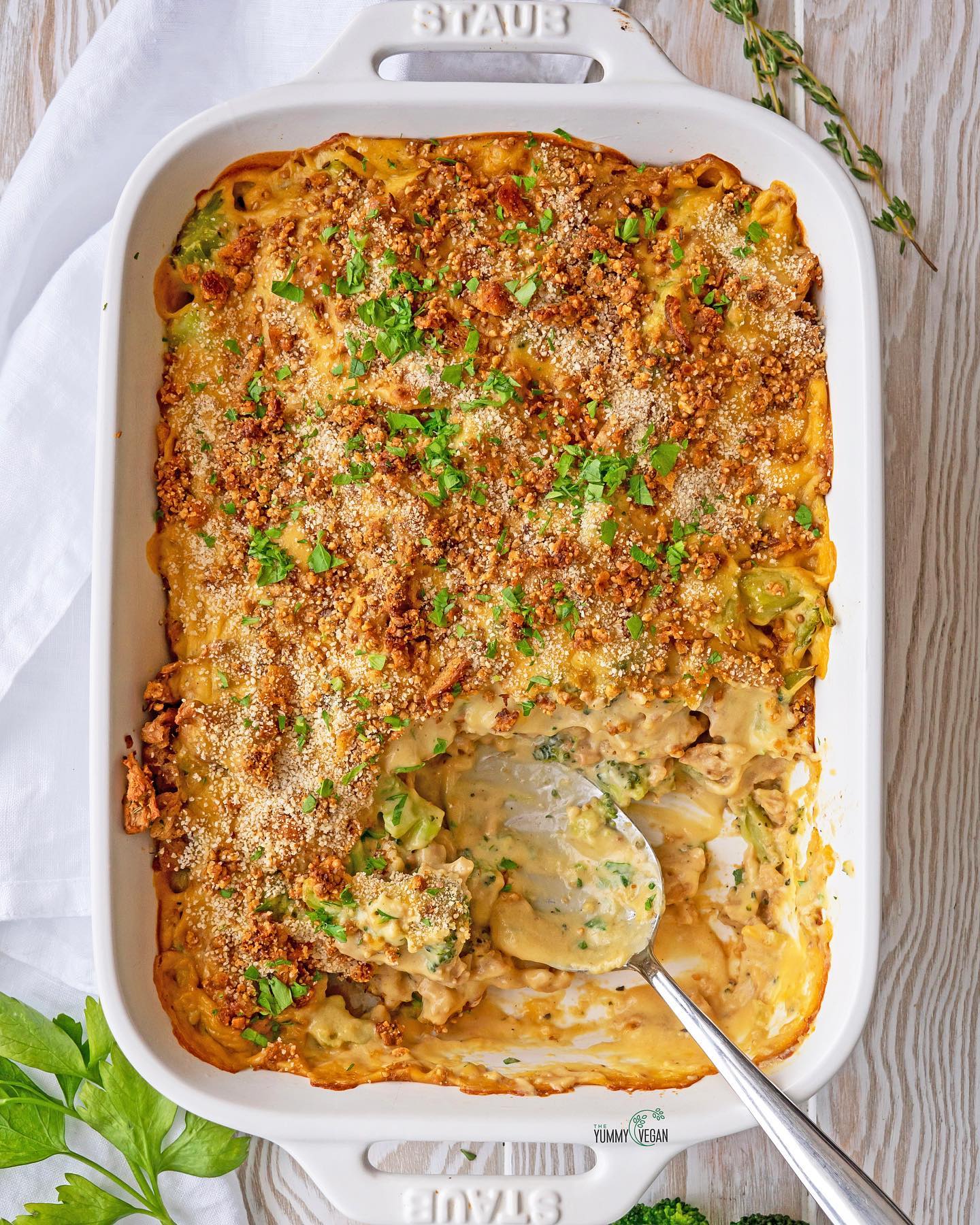 Cheesy Chicken & Broccoli Bake