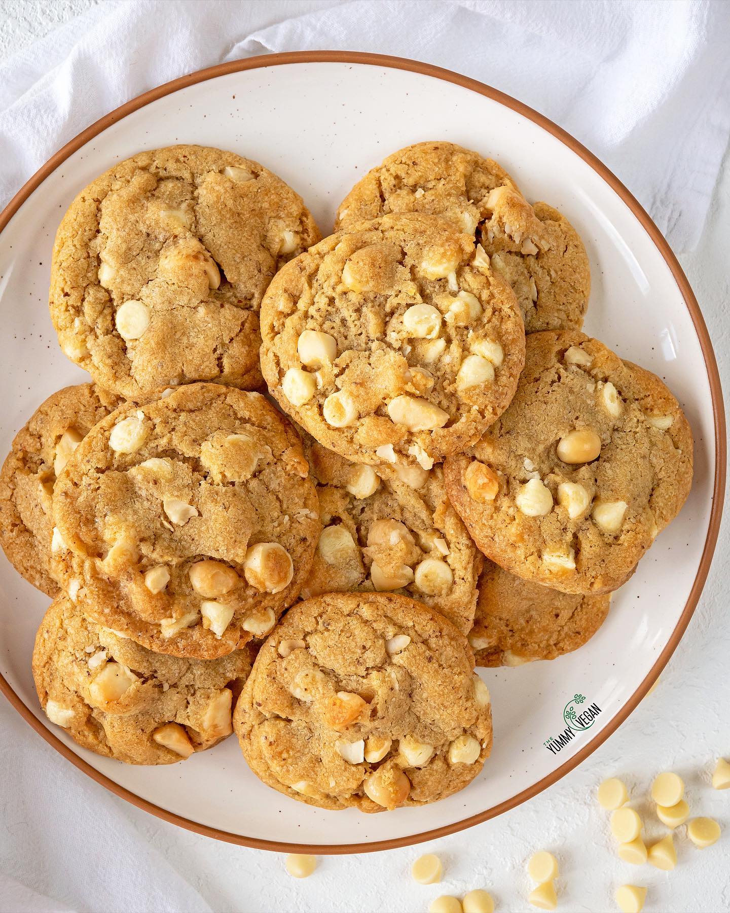 Ultimate Vegan White Chocolate Macadamia Nut Cookies