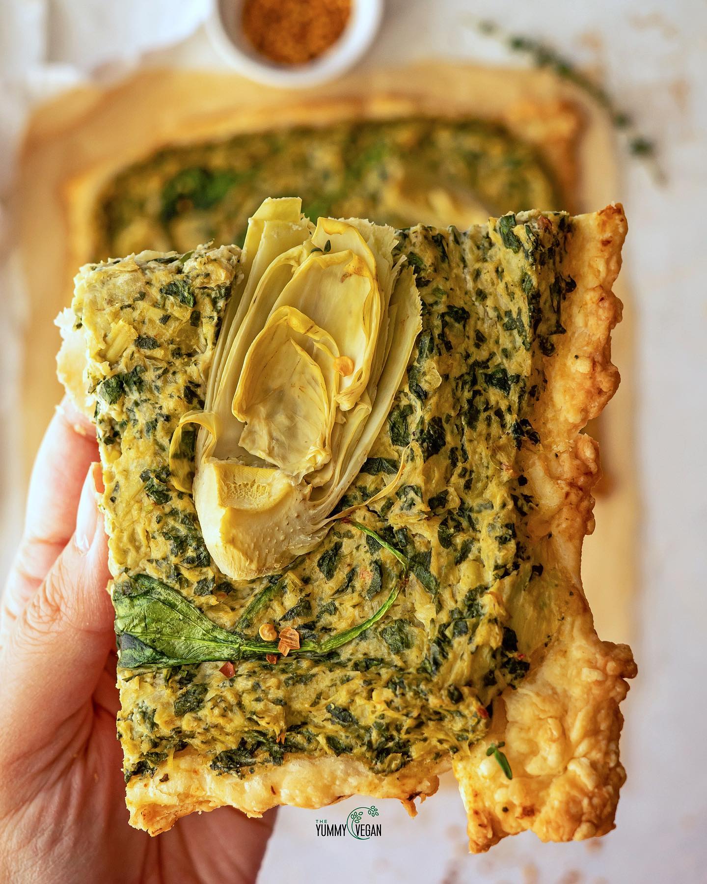 Spinach & Artichoke Tart