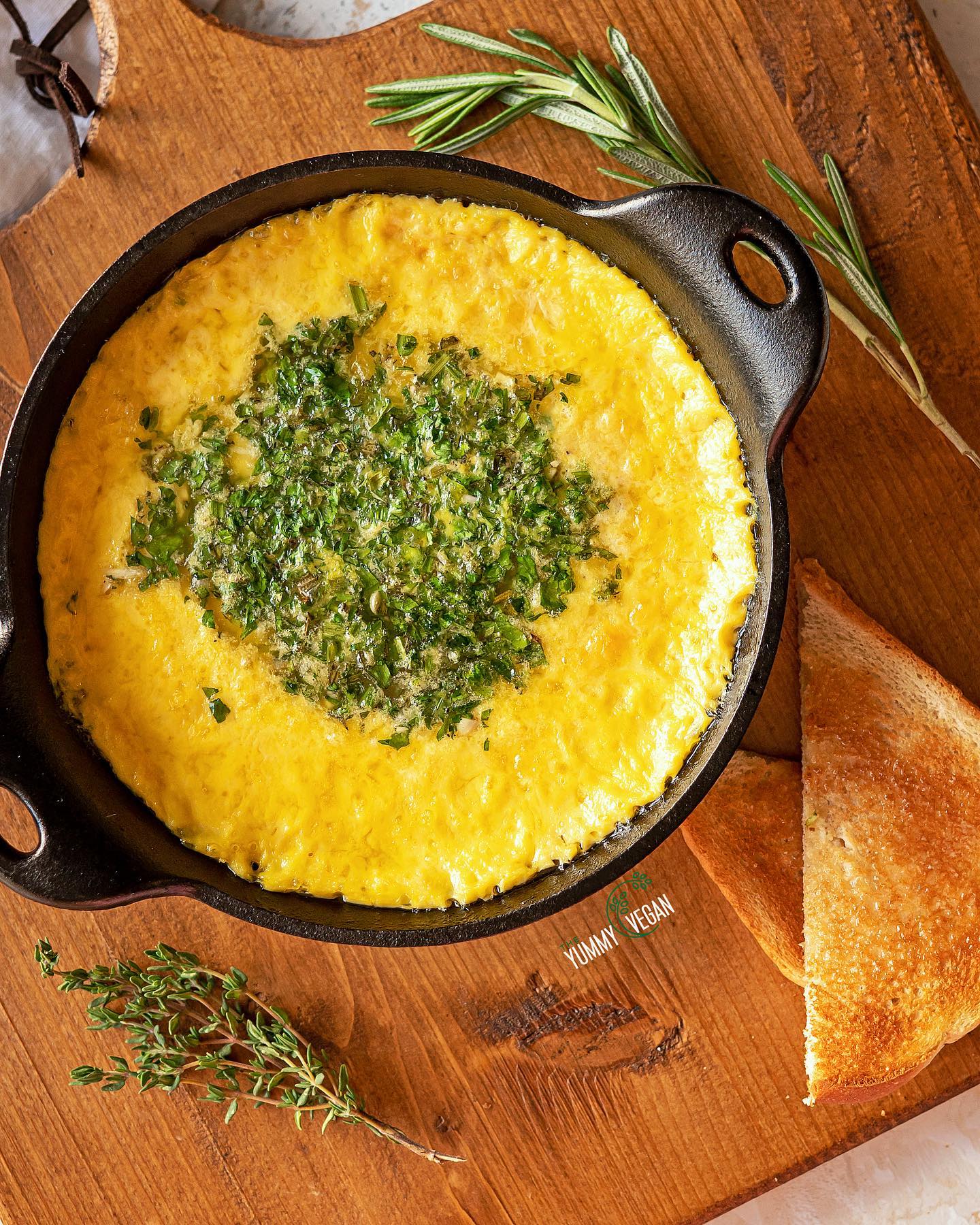 Baked Eggs with Fresh Herbs