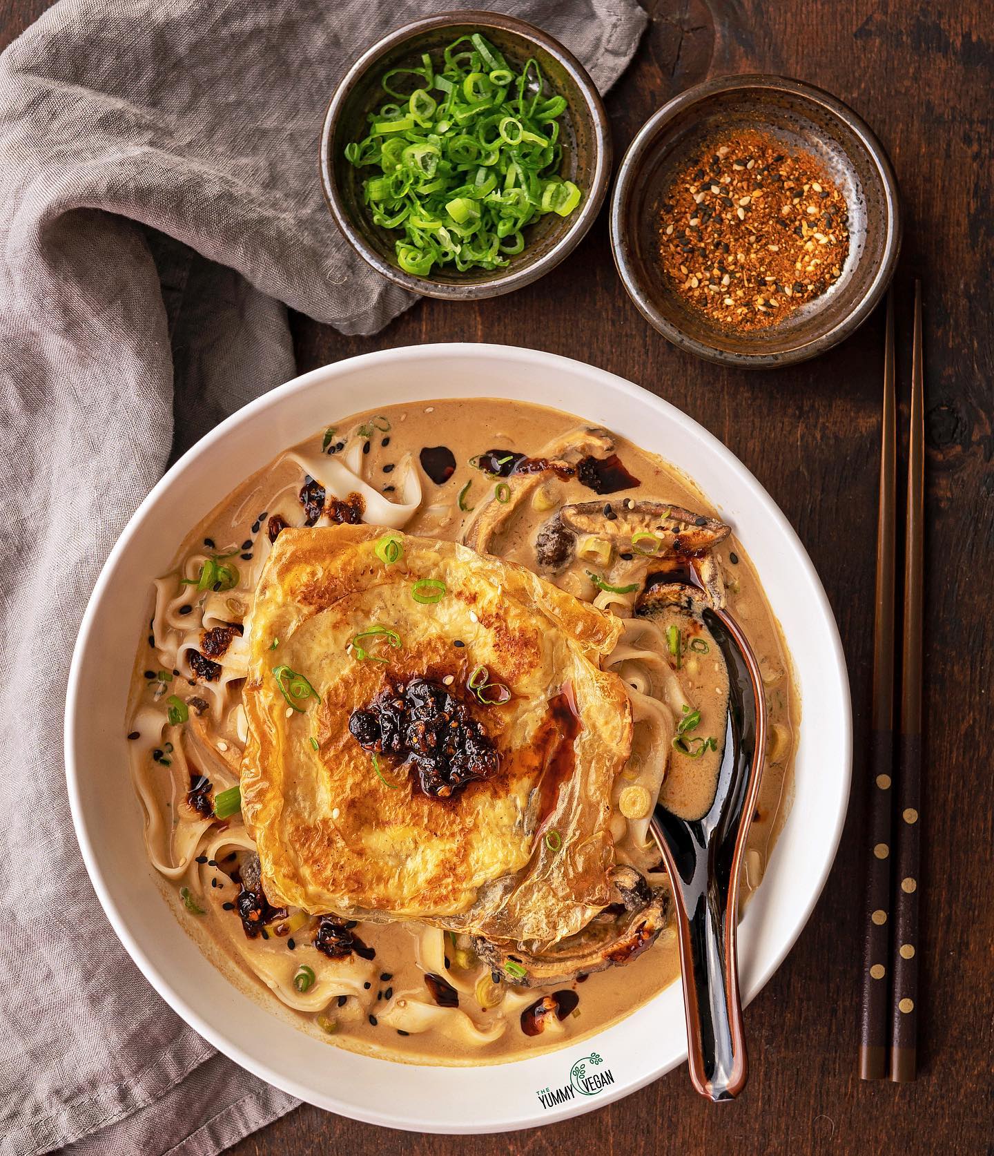 Creamy Ramen with Fried Egg