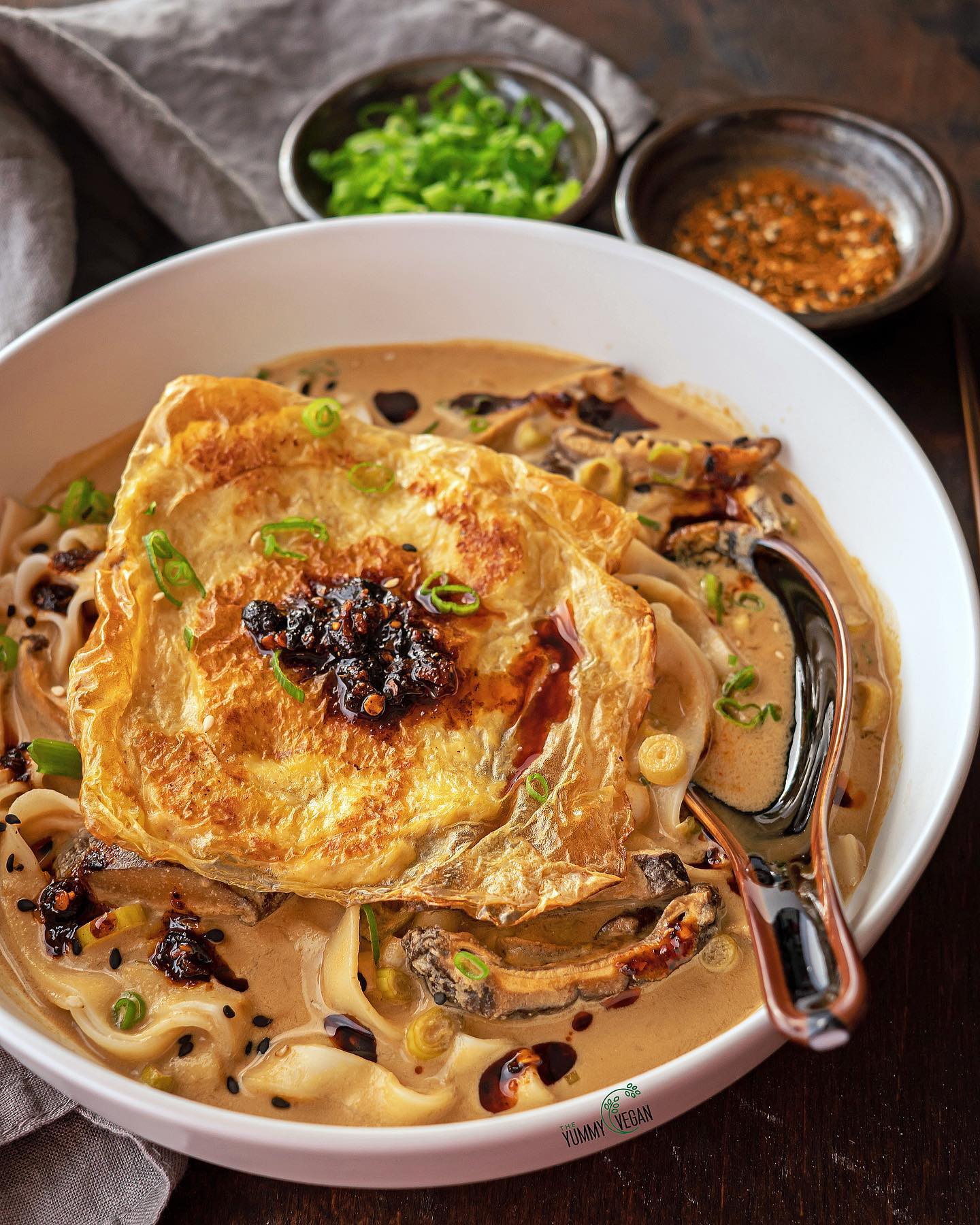 Creamy Ramen with Fried Egg