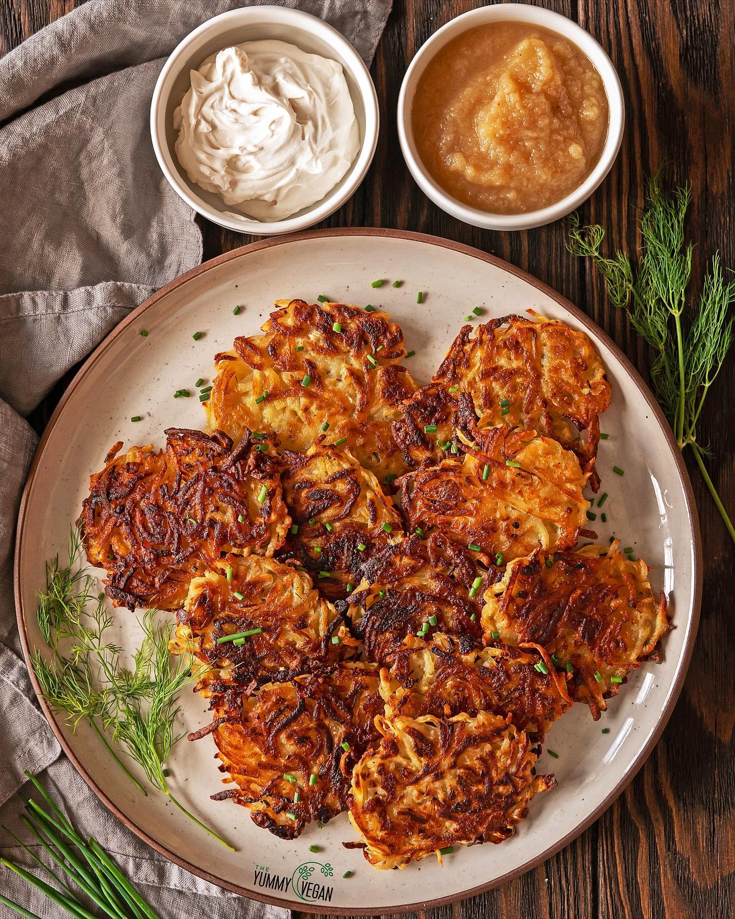 Sauerkraut Latkes with a Twist