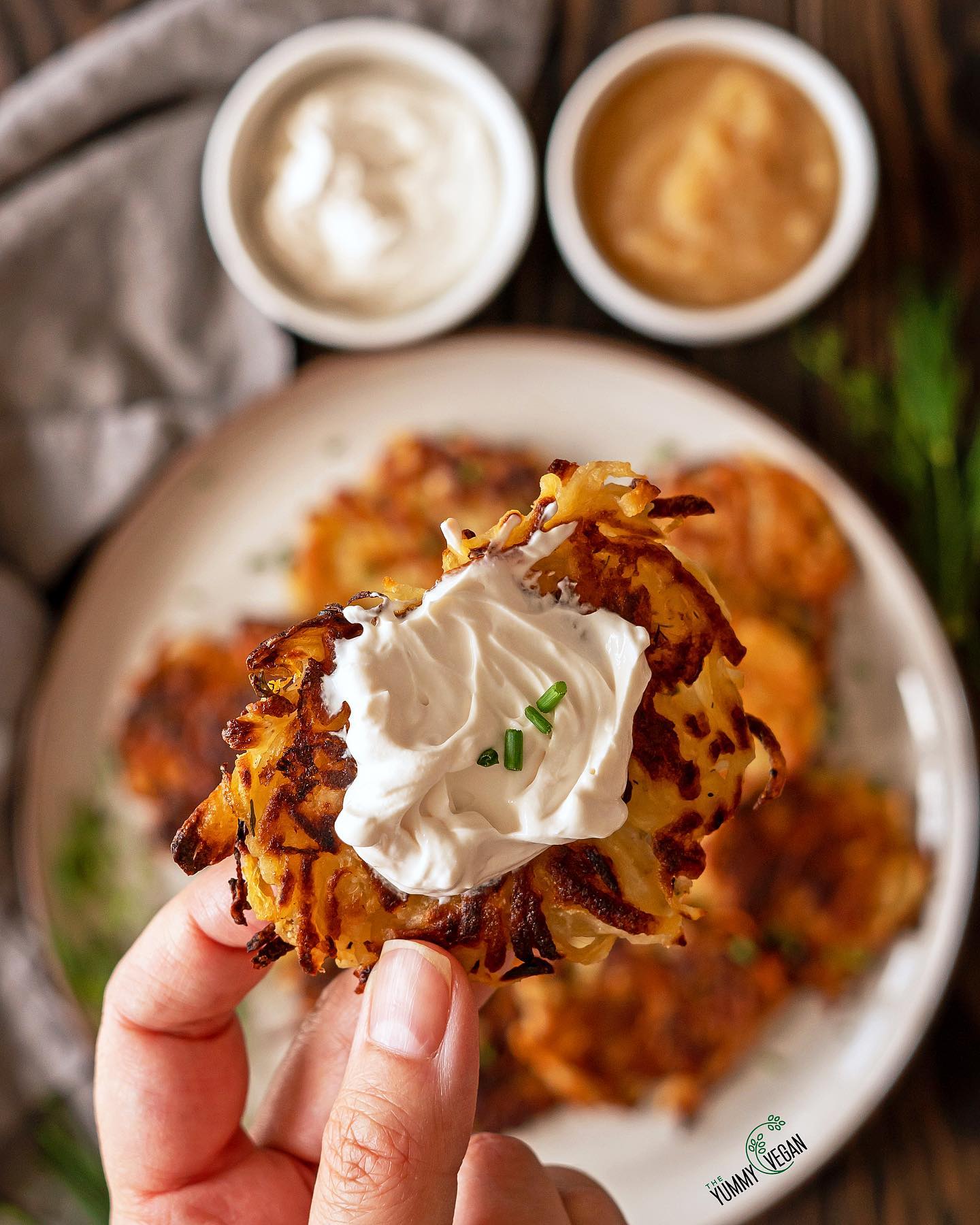 Sauerkraut Latkes with a Twist