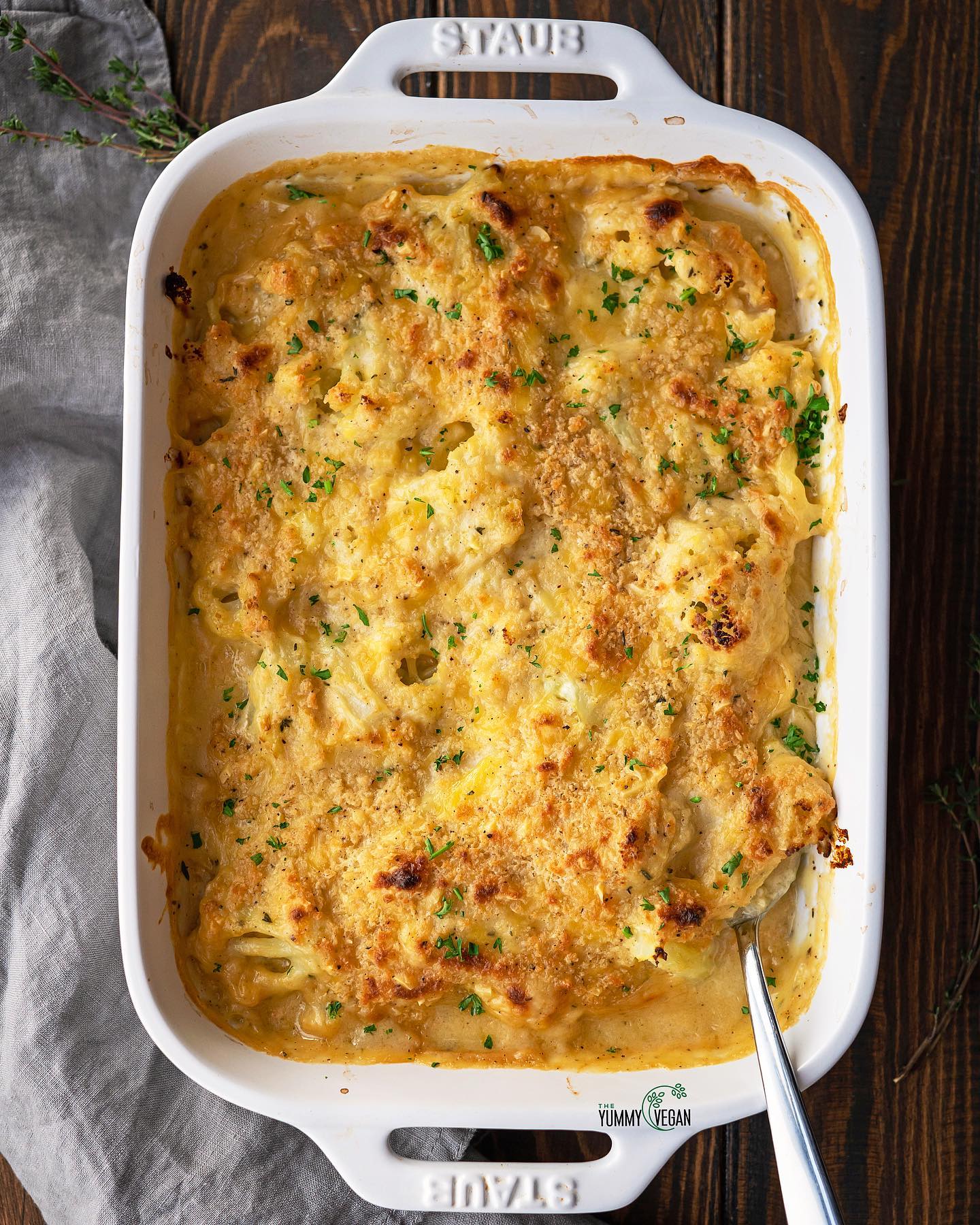 Creamy Cauliflower Gratin