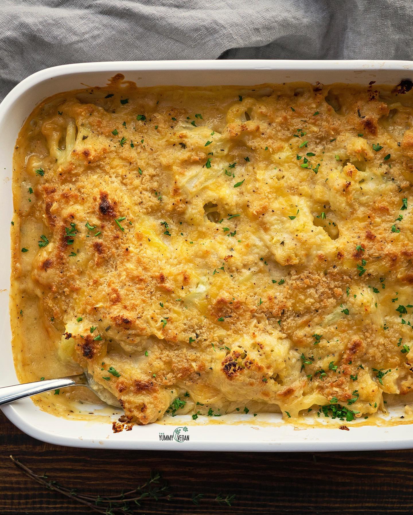Creamy Cauliflower Gratin