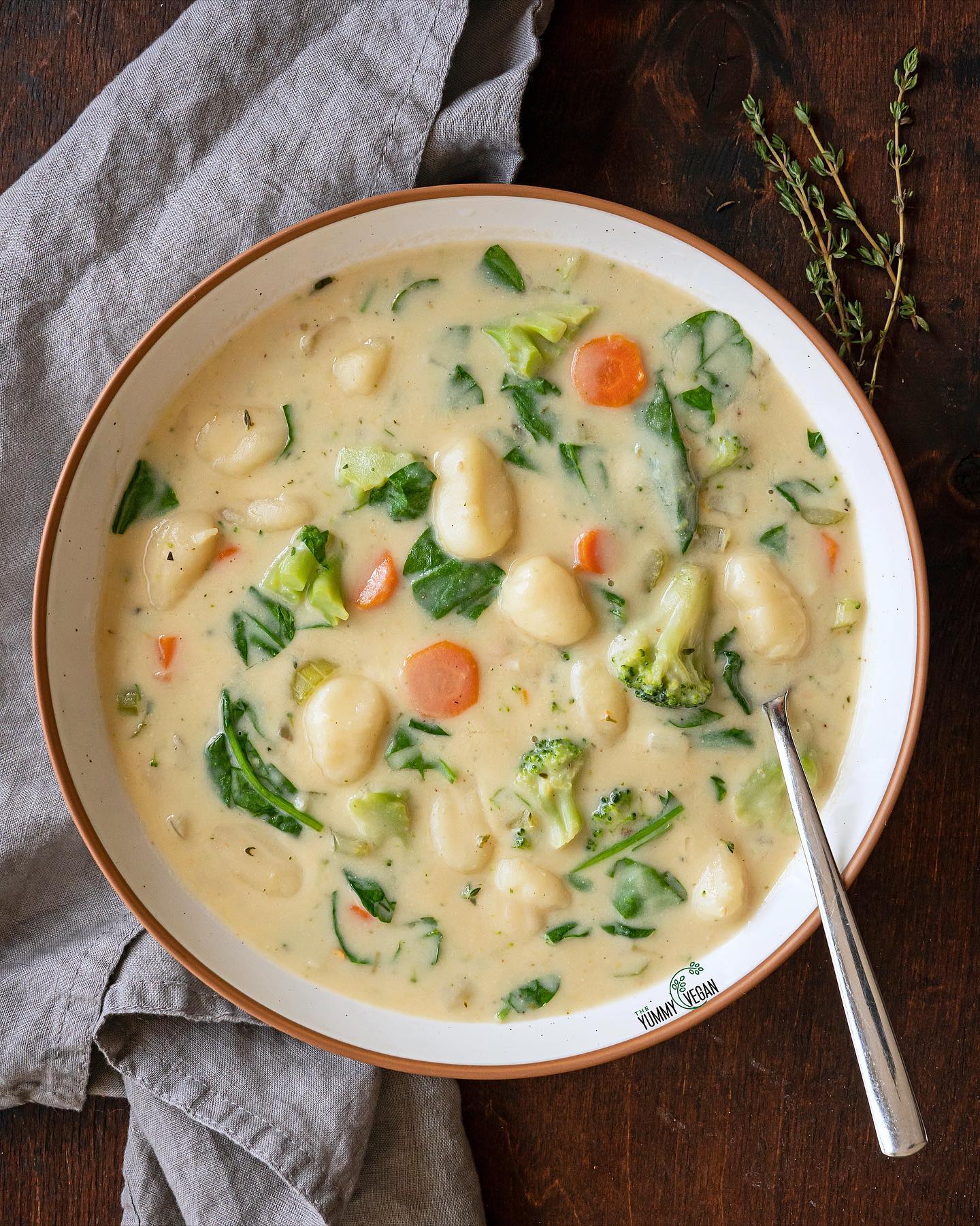 Creamy Vegan Gnocchi Soup