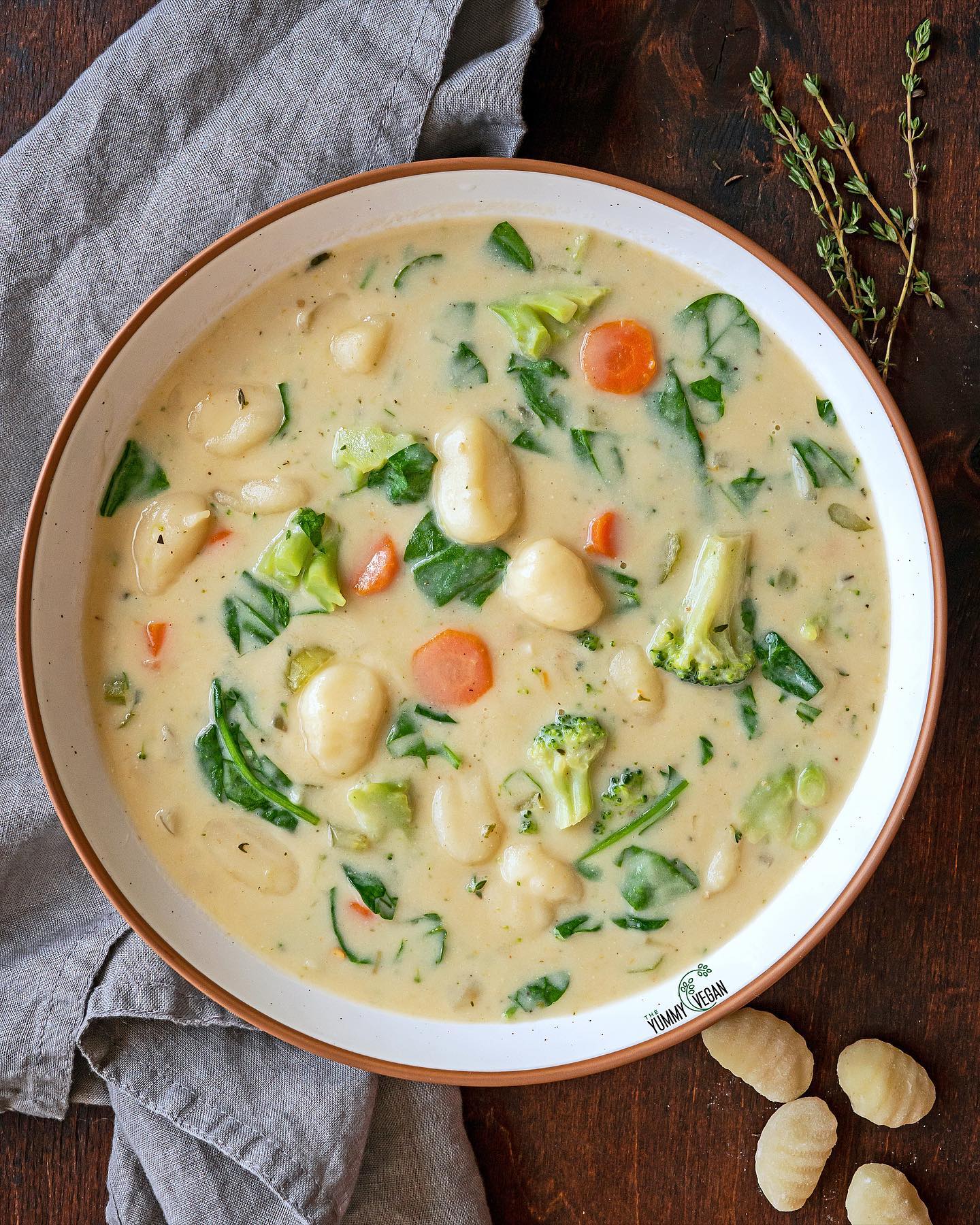 Creamy Vegan Gnocchi Soup