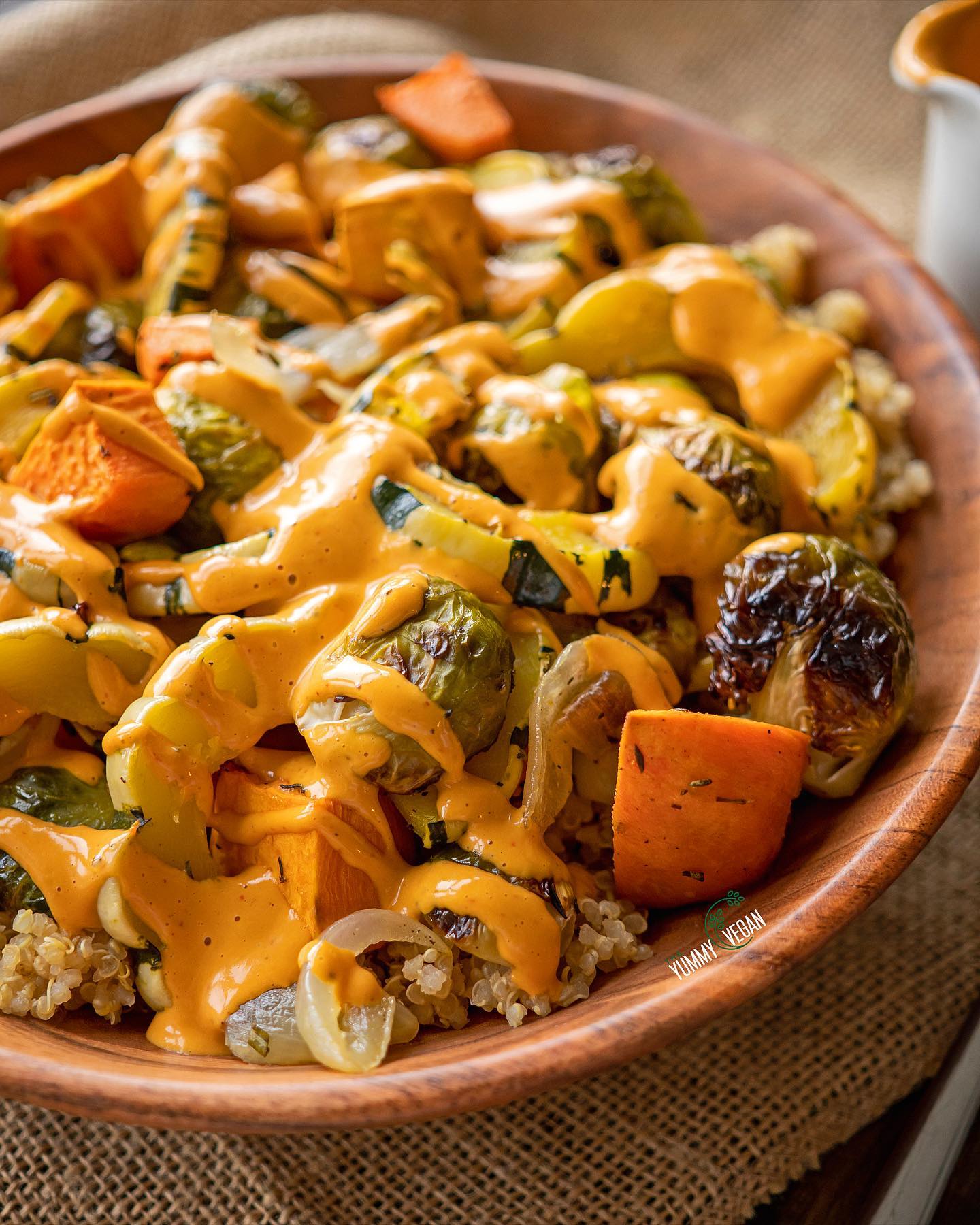 Sweet Chipotle & Roasted Vegetable Quinoa Bowl
