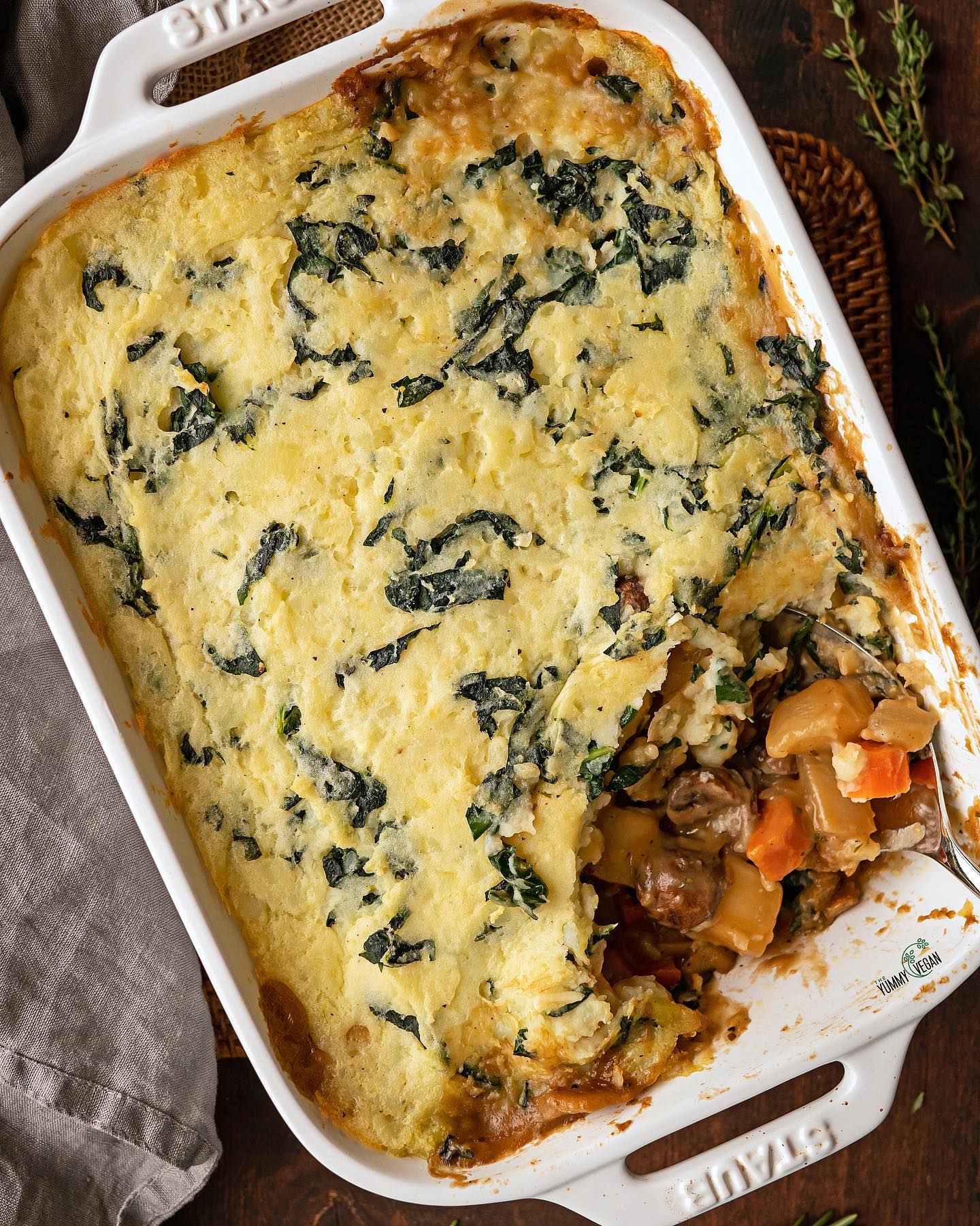 Comforting Vegan Winter Vegetable Pie