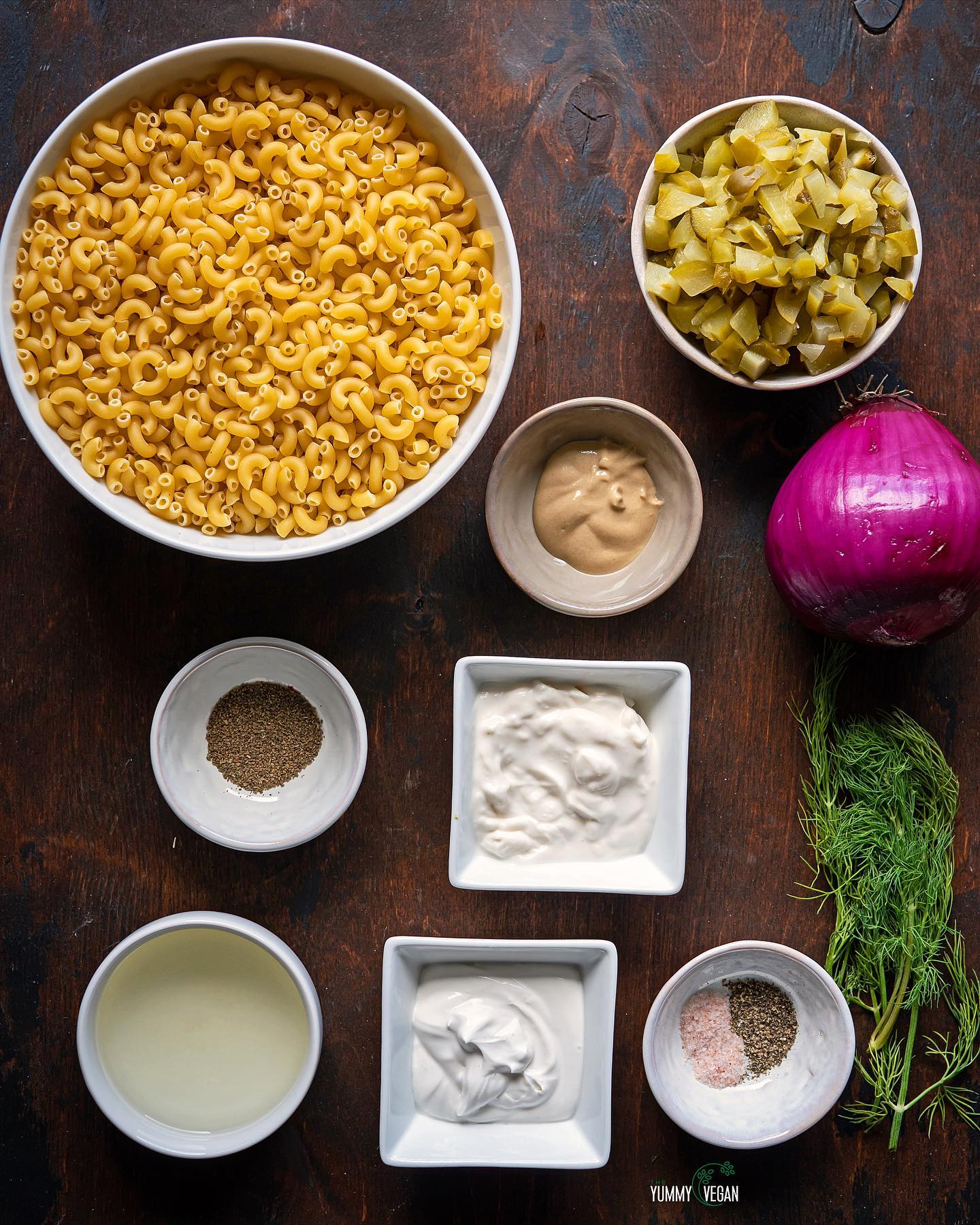Dill Pickle Macaroni Salad