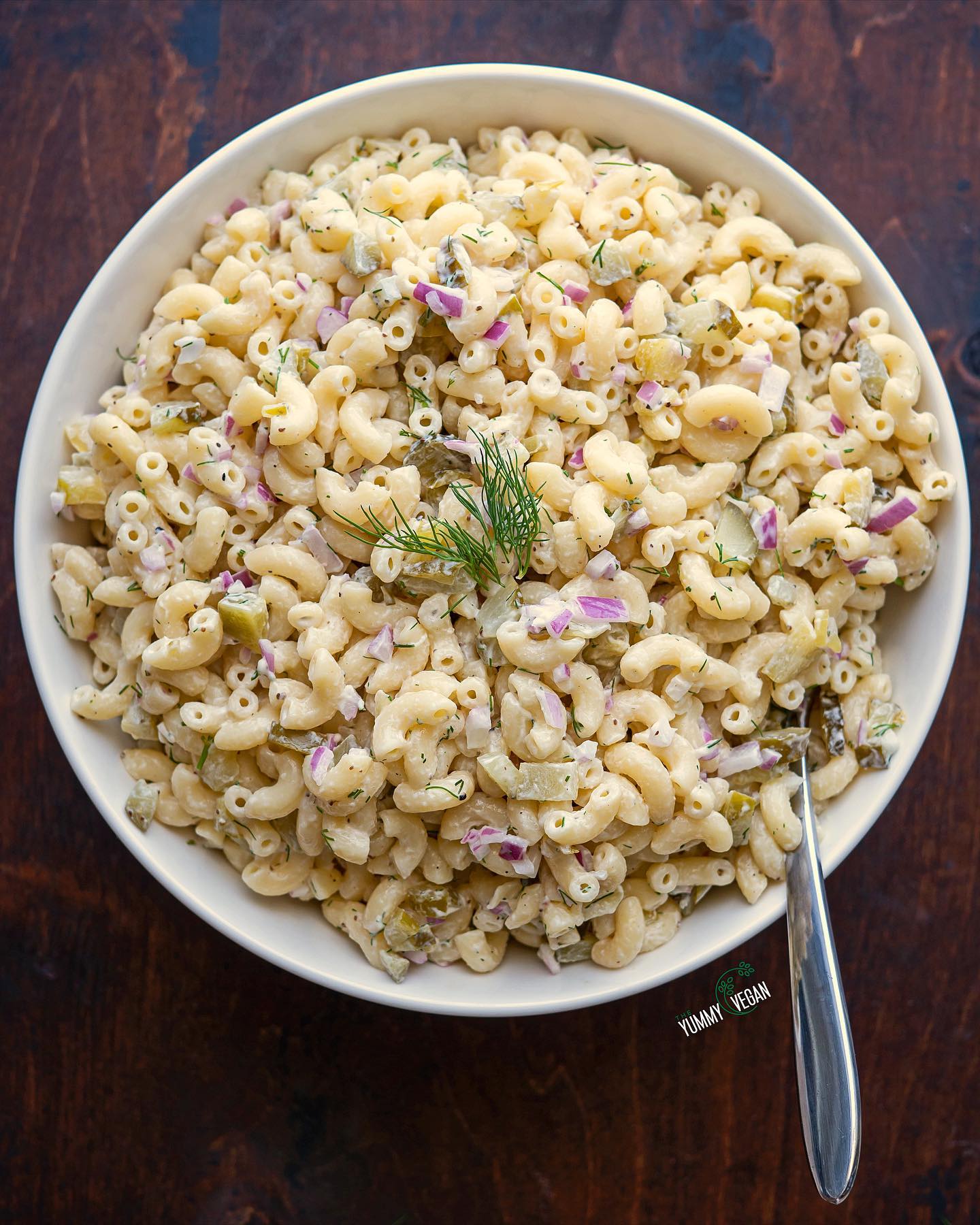 Dill Pickle Macaroni Salad
