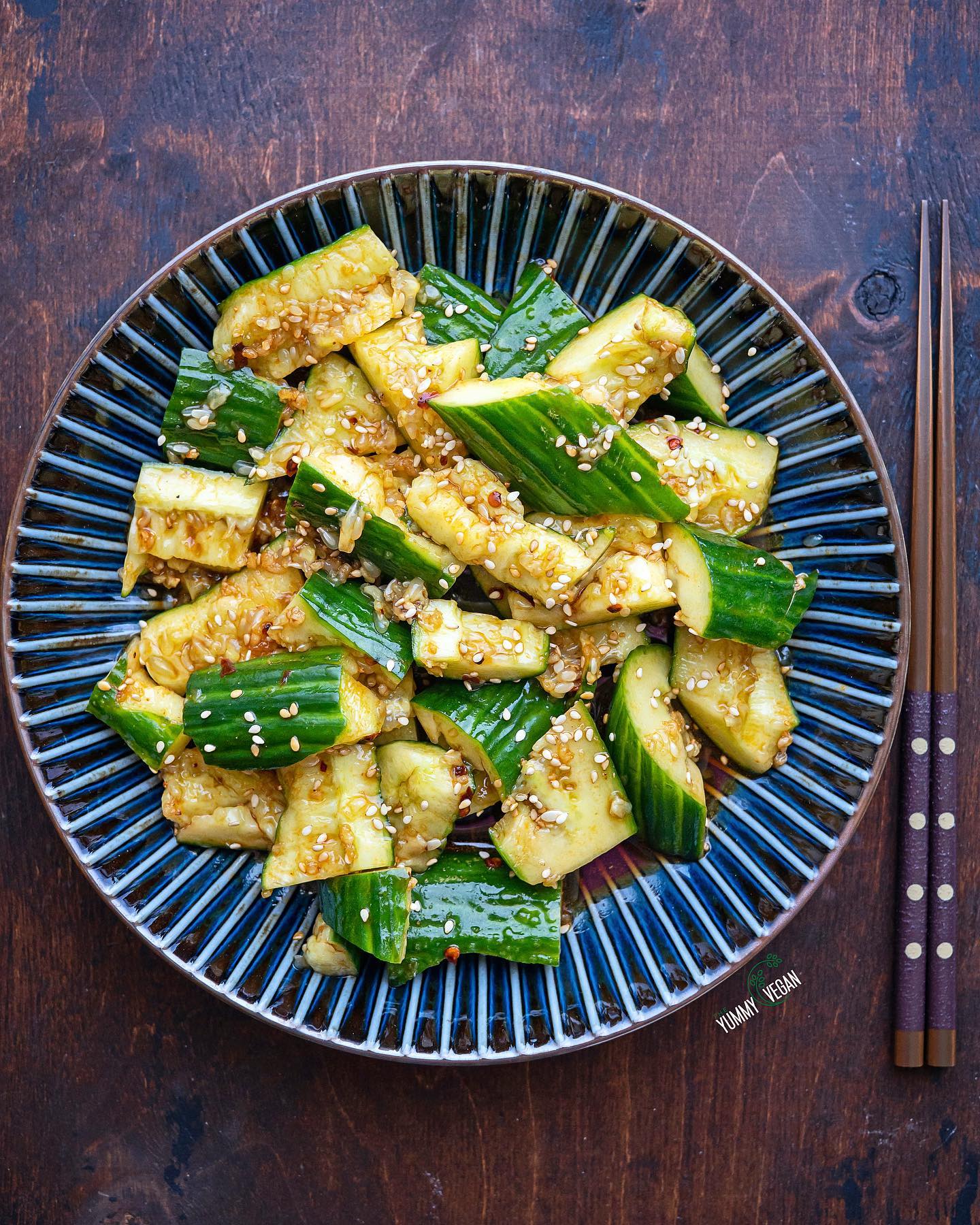 Refreshing Smashed Cucumber Salad