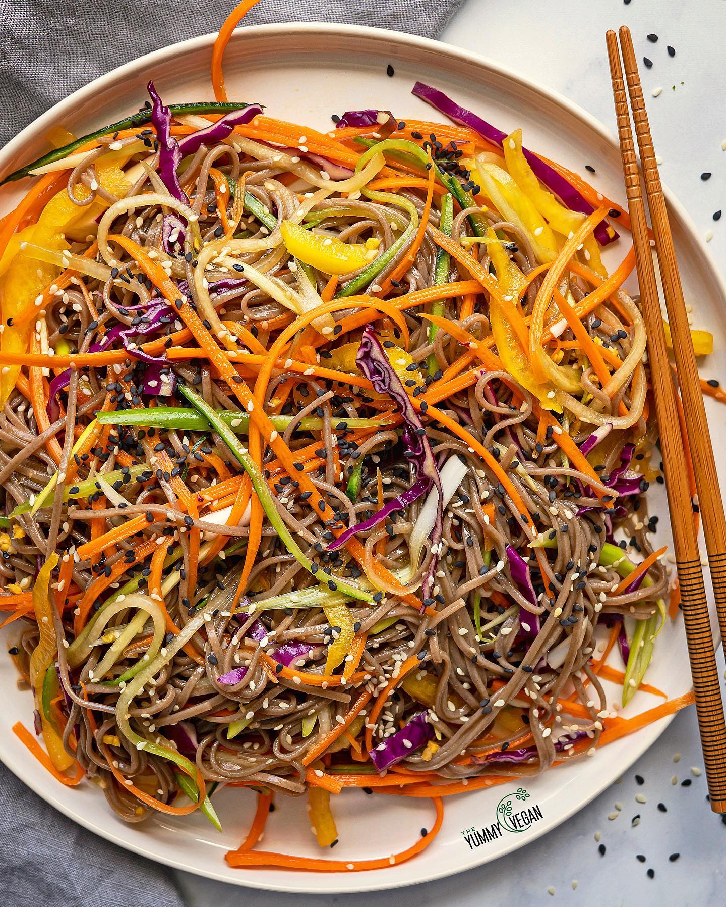 Sesame Soba Noodle Salad
