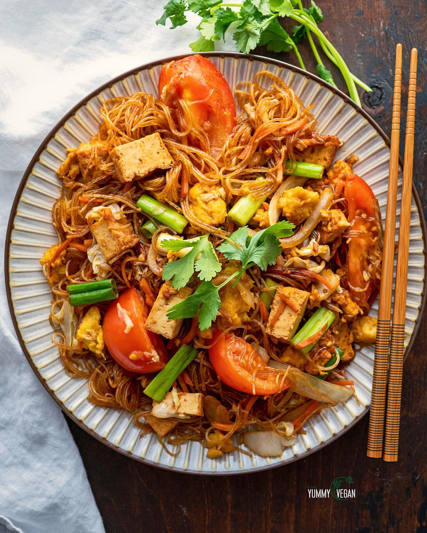 Pad Woon Sen Glass Noodle Stir Fry