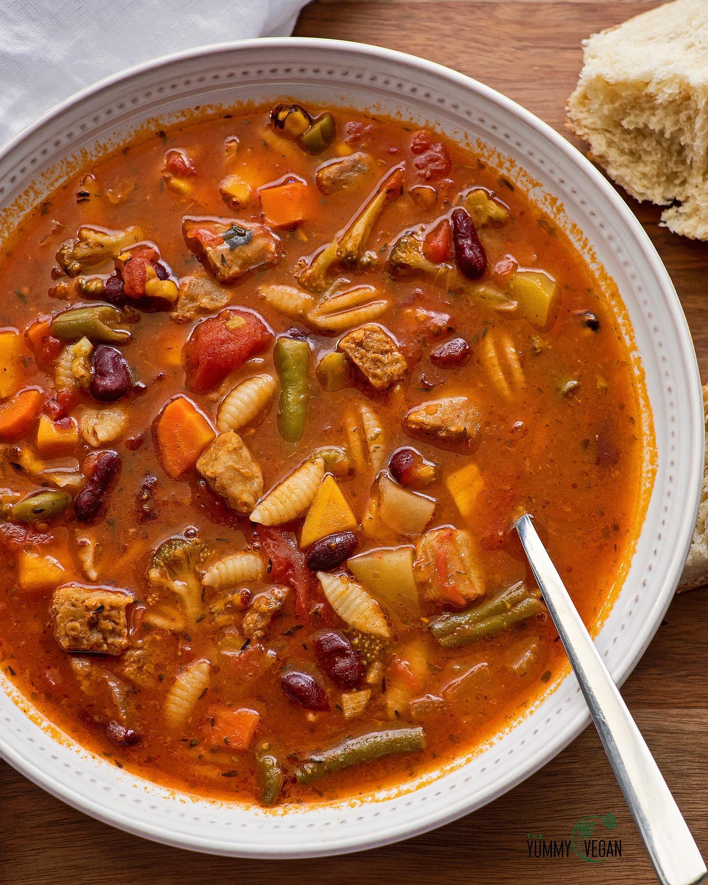 Minestrone Soup with Sausage
