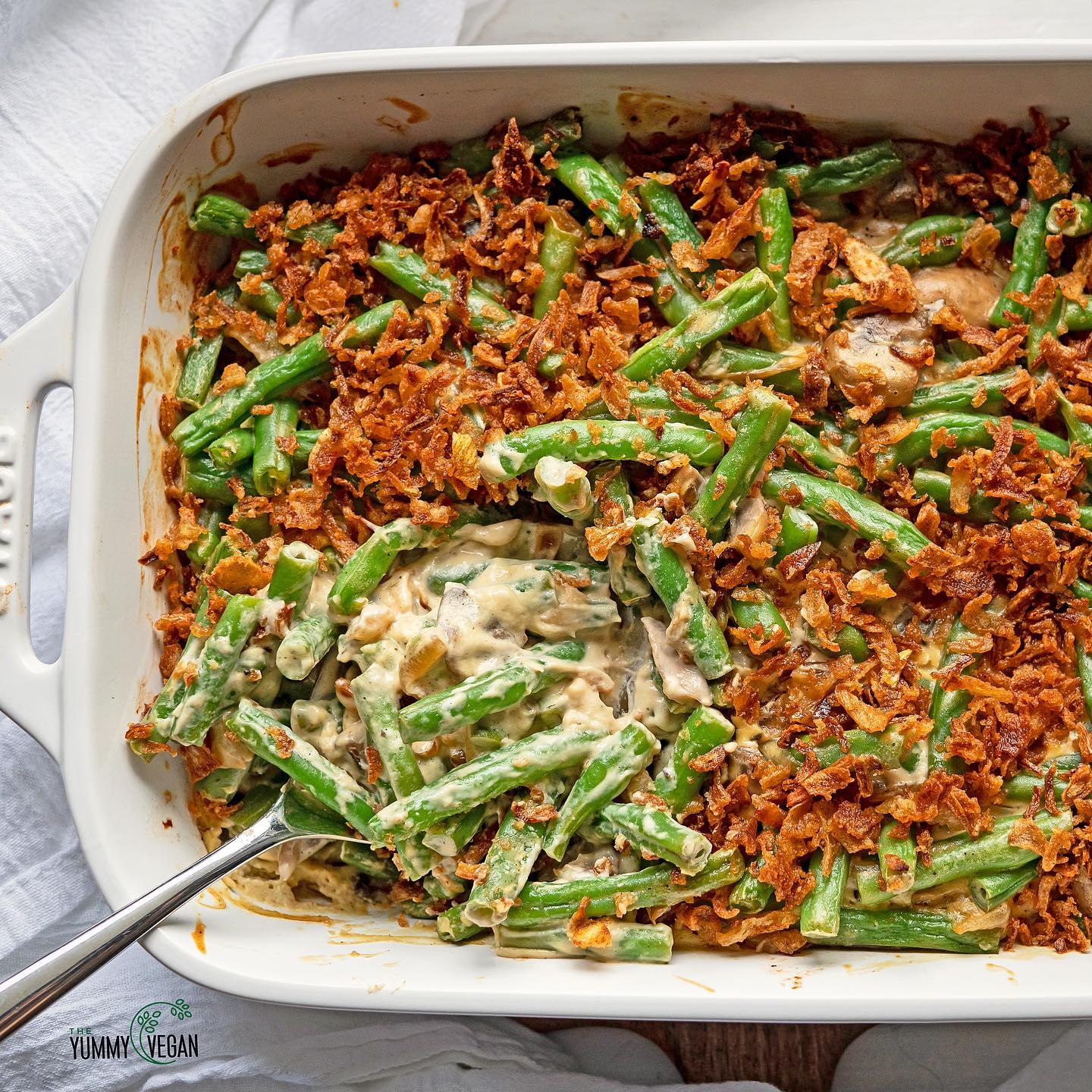 Vegan Classic Green Bean Casserole