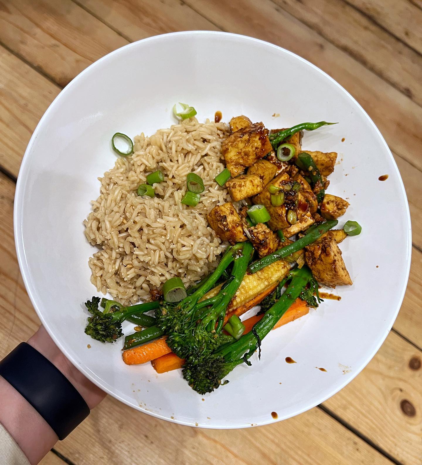 Teriyaki Smoked Tofu Donburi