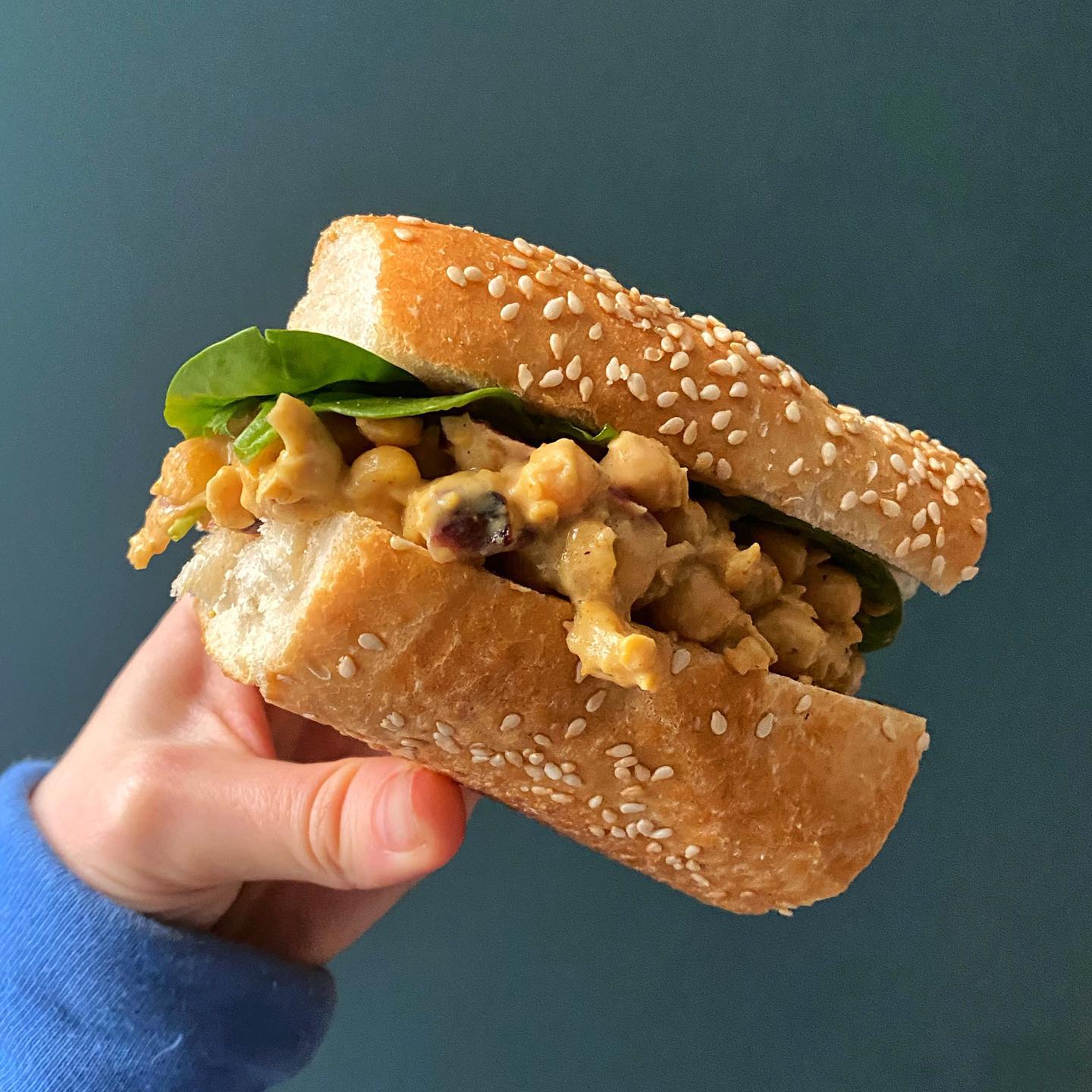 Coronation Chickpea Sandwich Filling