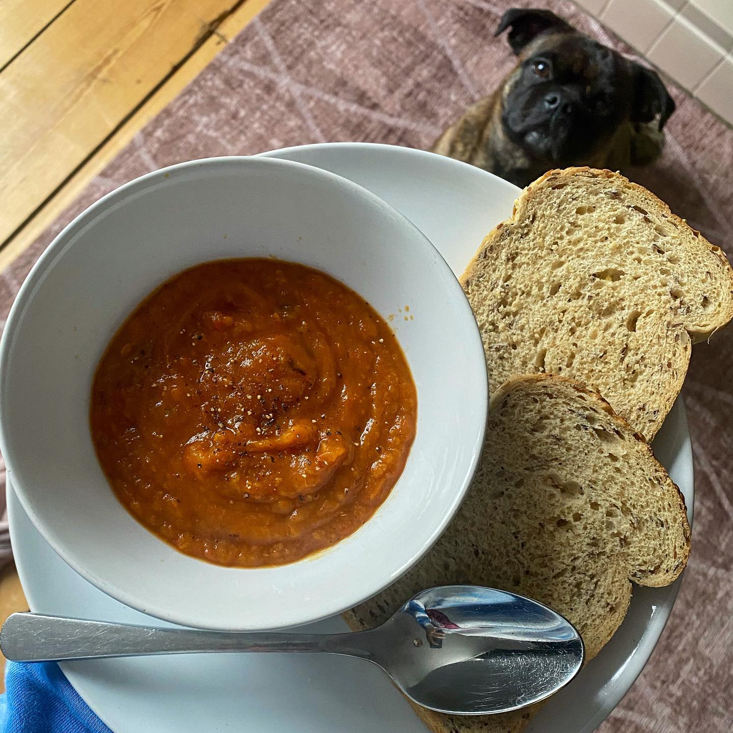 Easy Roasted Vegetable Soup