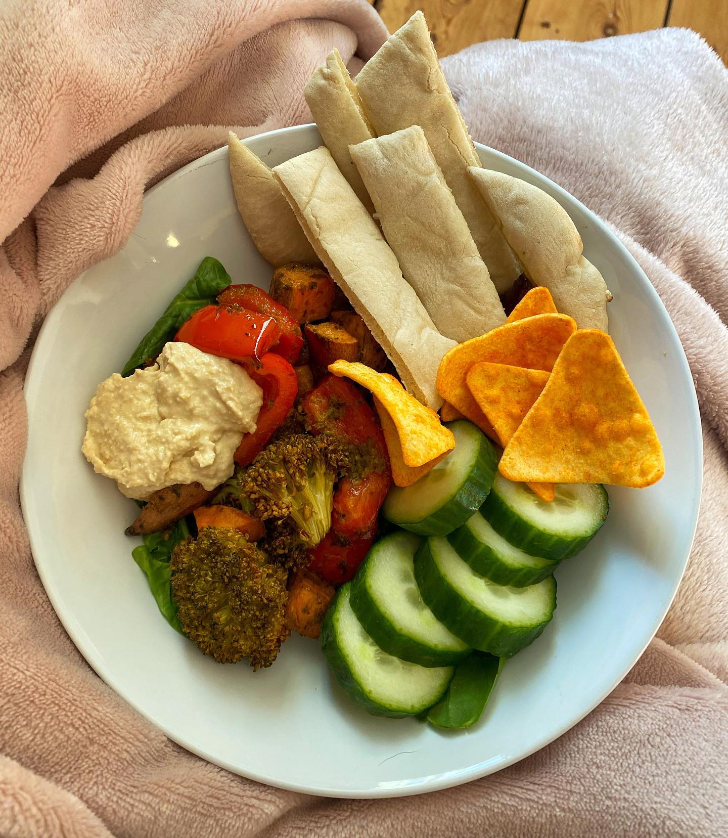 Roasted Vegetables with Green Pesto