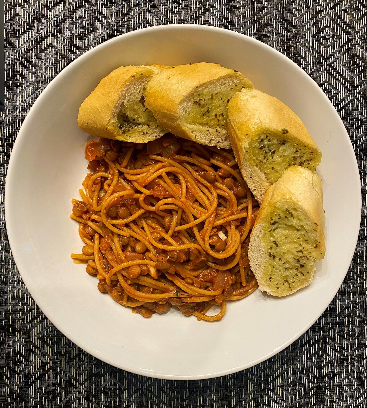 Simple Vegan Lentil Spaghetti