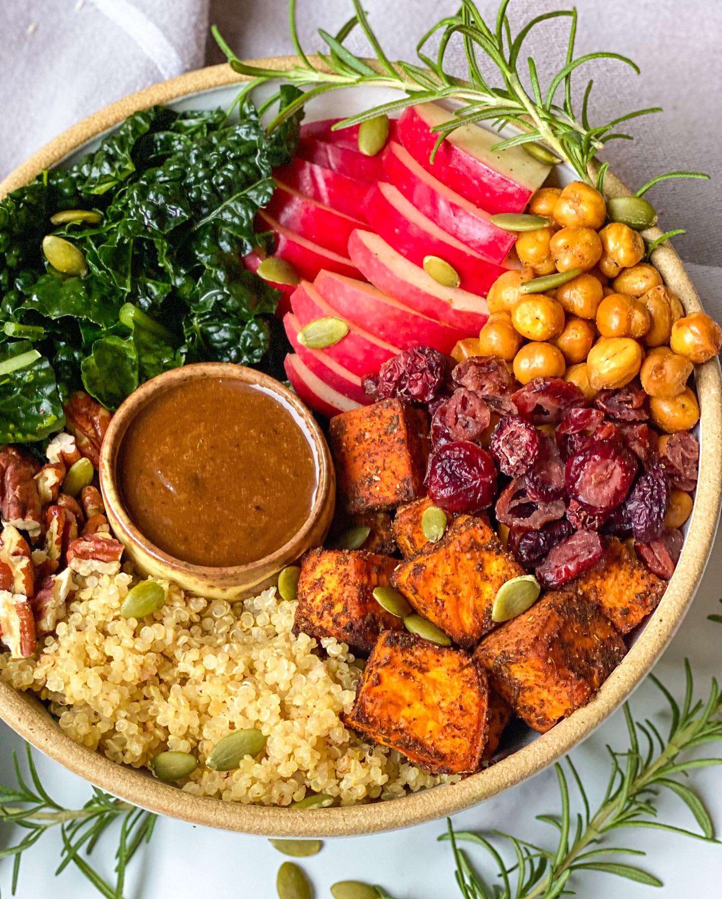 Kale Quinoa Harvest Bowl