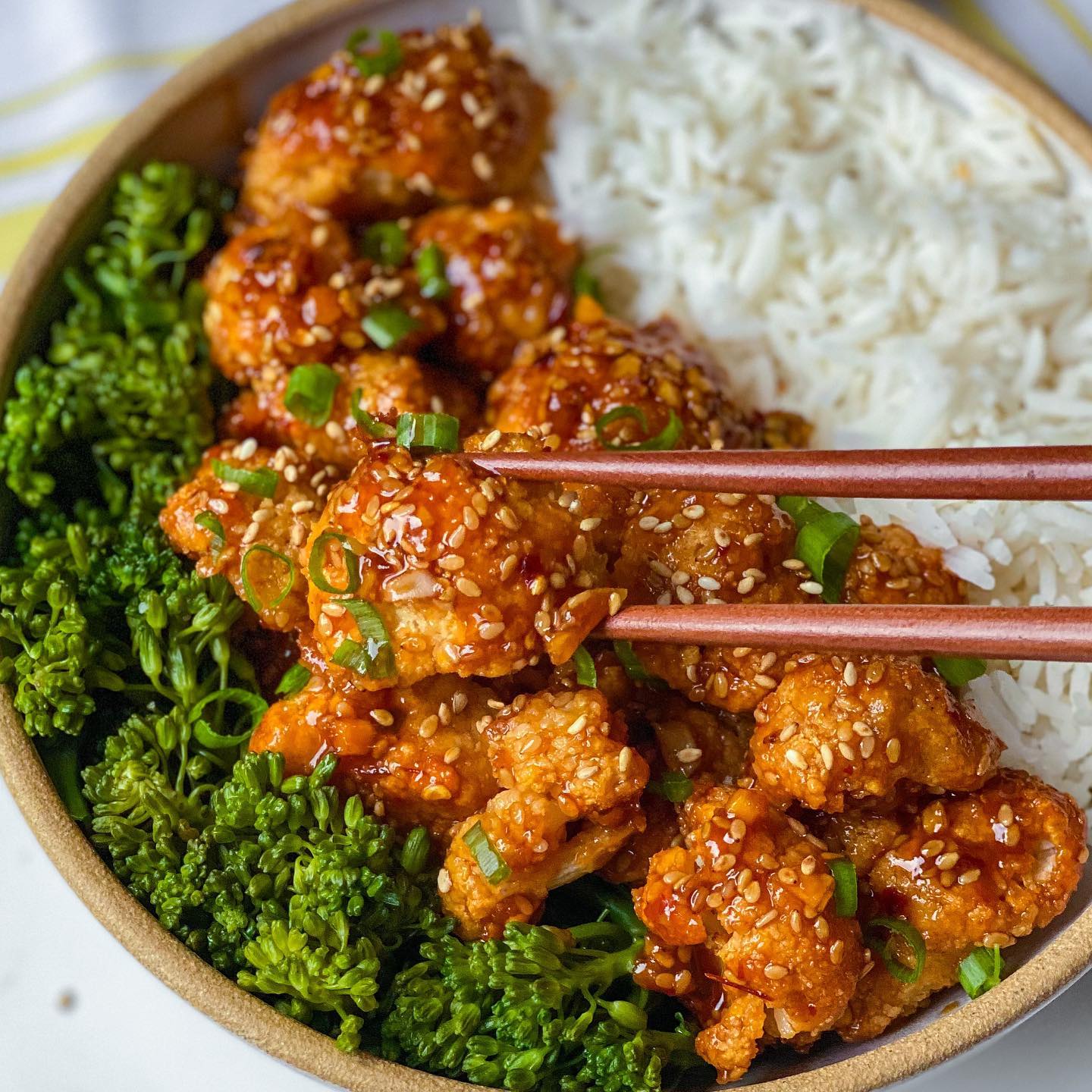Better Than Takeout Sesame Cauliflower