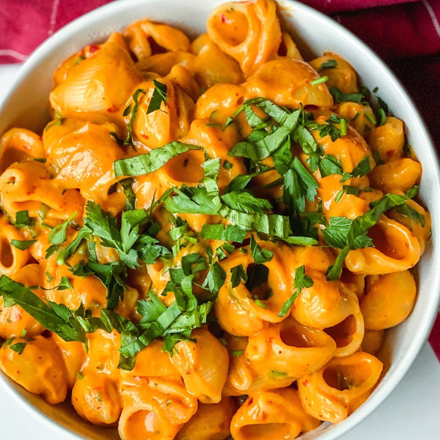 Creamy Roasted Red Pepper Pasta
