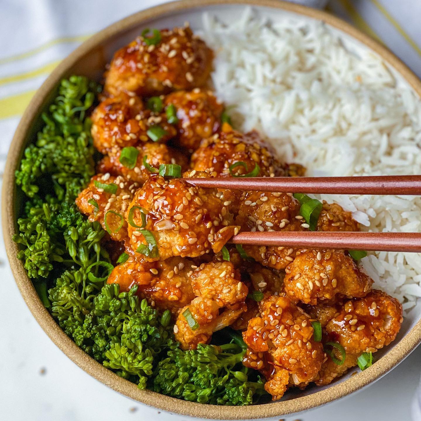Better Than Takeout Sesame Cauliflower