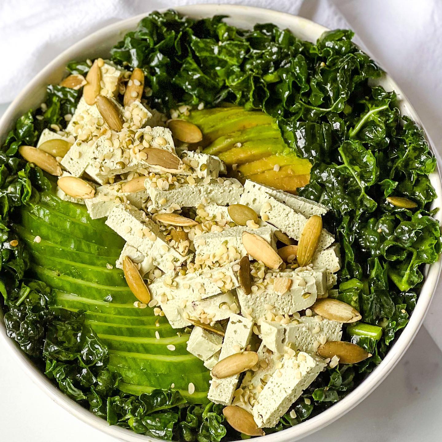 Tangy Raw Tofu Bowl