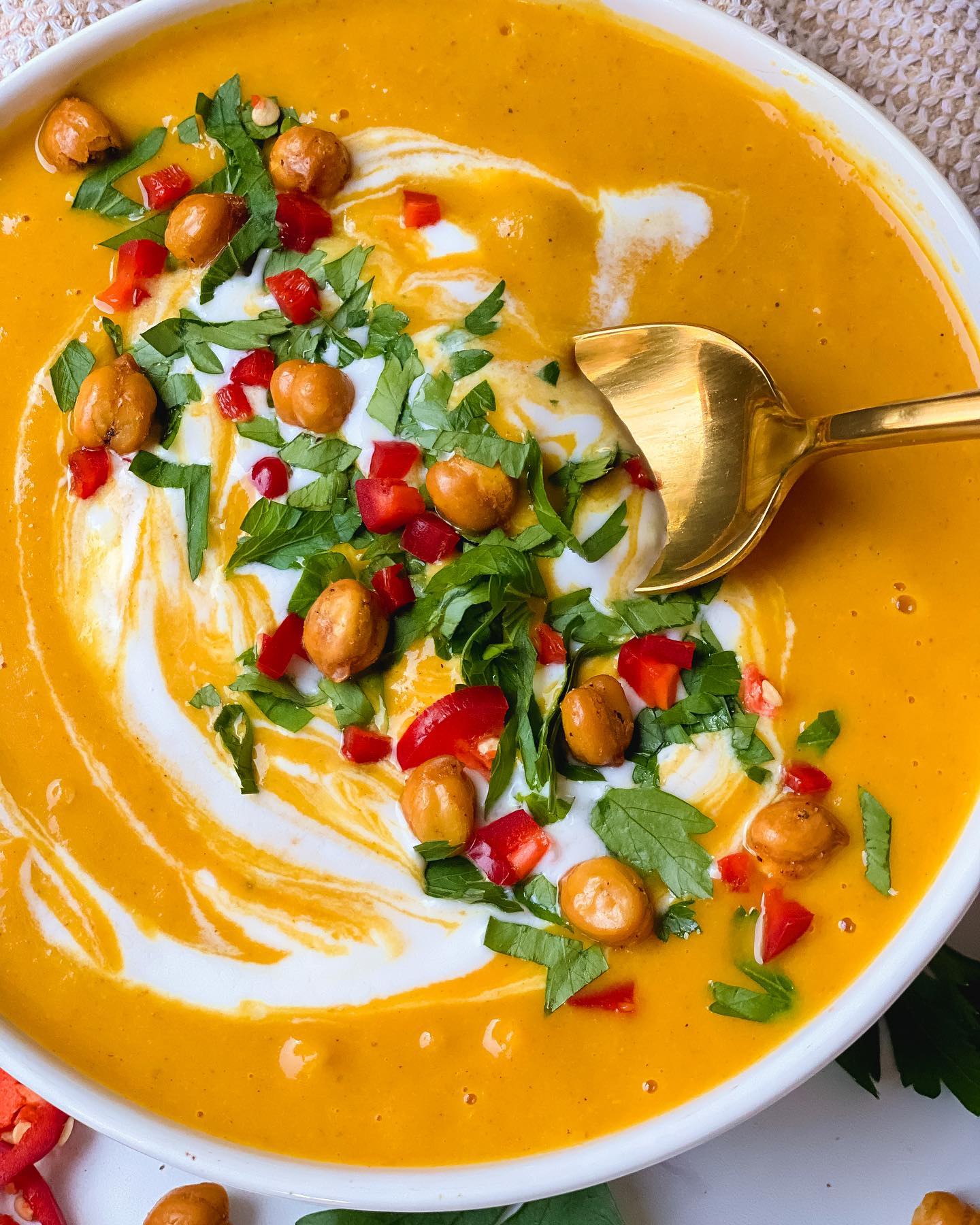 Coconut Curry Butternut Squash Soup